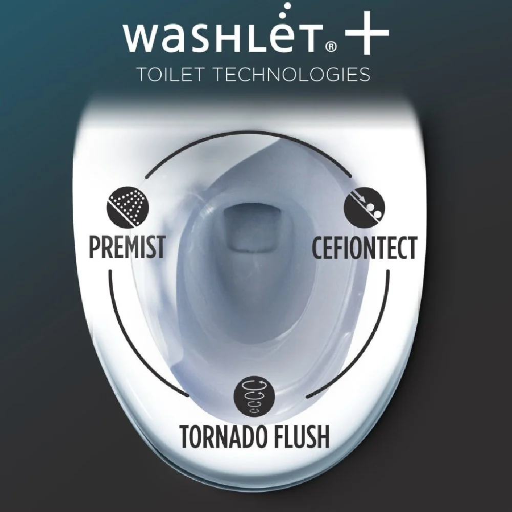 [MW7863074CEG#01] TOTO Drake Transitional Washlet C2 Bidet Seat With 1.28 GPF Elongated Toilet (SAK90371) - Image 9