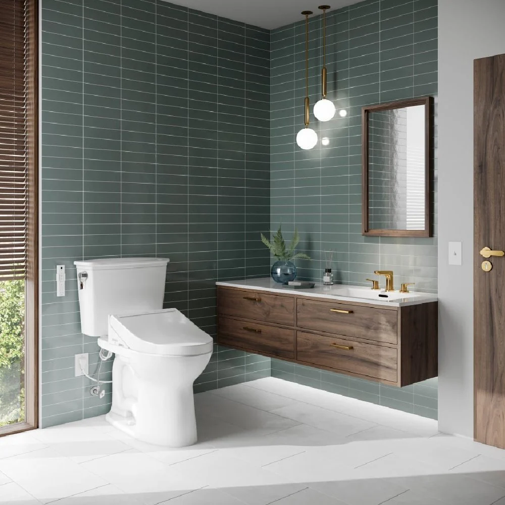 [MW7863084CEFG#01] TOTO Drake Transitional Washlet C5 Bidet Seat With 1.28 GPF Universal Height Toilet (SAK79421) - Image 5