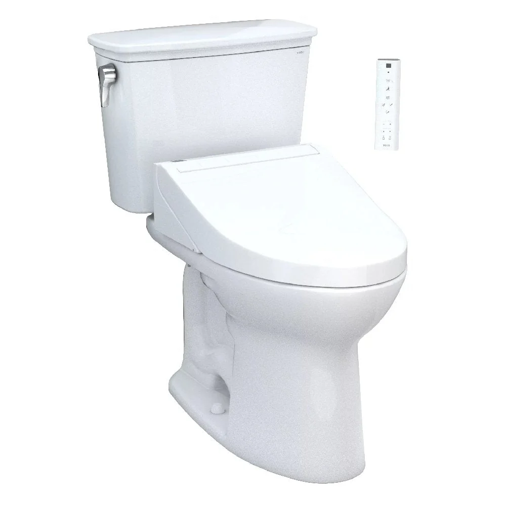 [MW7863084CEFG.10#01] TOTO Drake Washlet C5 With 1.28 GPF Elongated Bidet Toilet With Left Hand Lever (SAK78219) - Image 3