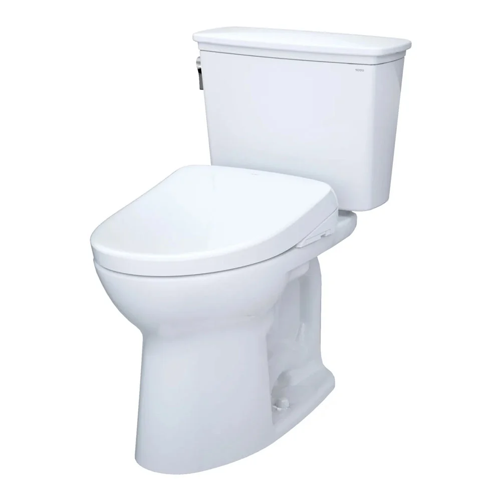 [MW7864726CEFG#01] TOTO Drake 1.28 GPF Elongated Chair Height Toilet Seat With Transitional Washlet S7 (SAK18215) - Image 16