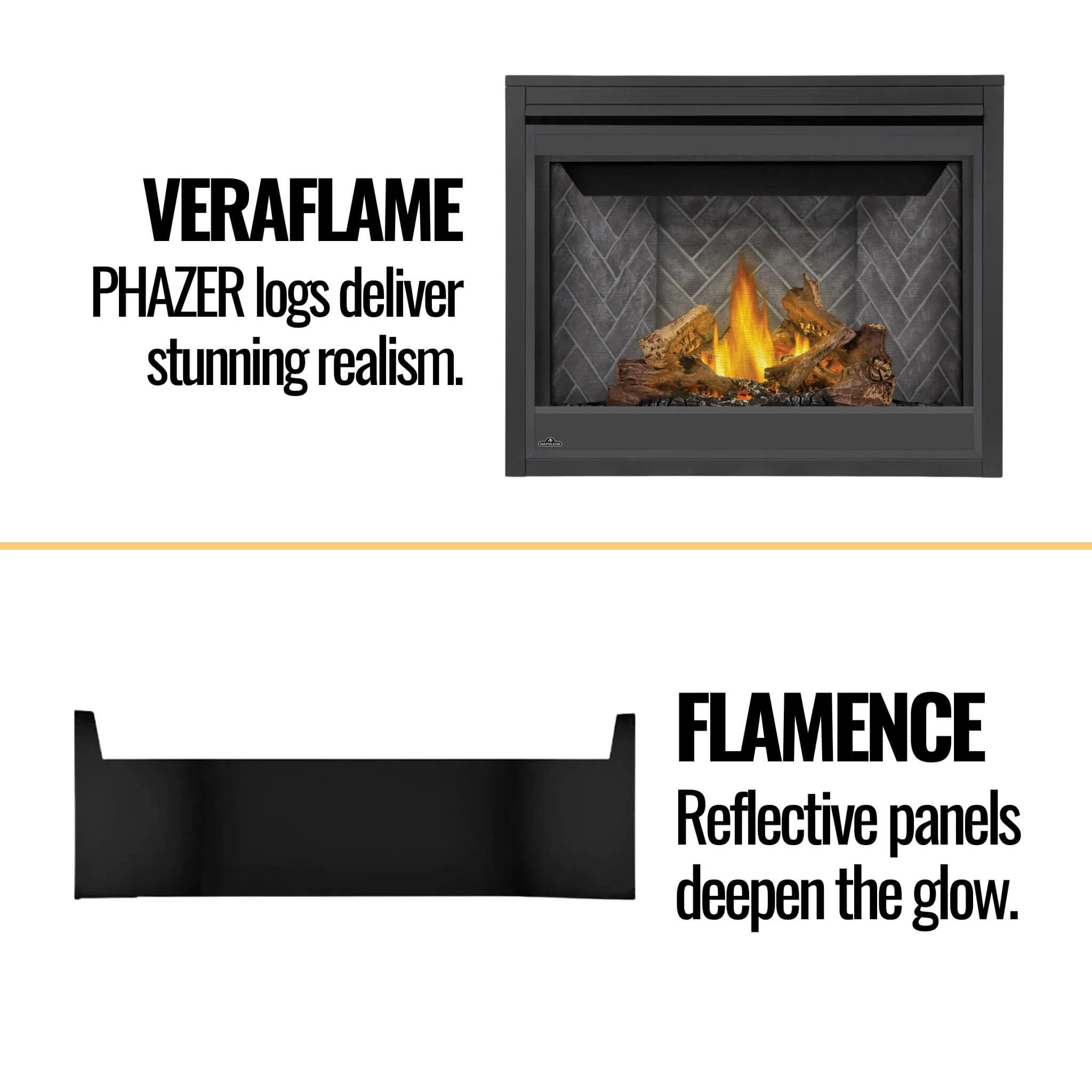 Napoleon Ascent 42 Direct Vent Electronic Ignition Natural Gas Fireplace With Back-Up Control System, 42" [B42NTRE] - Image 5