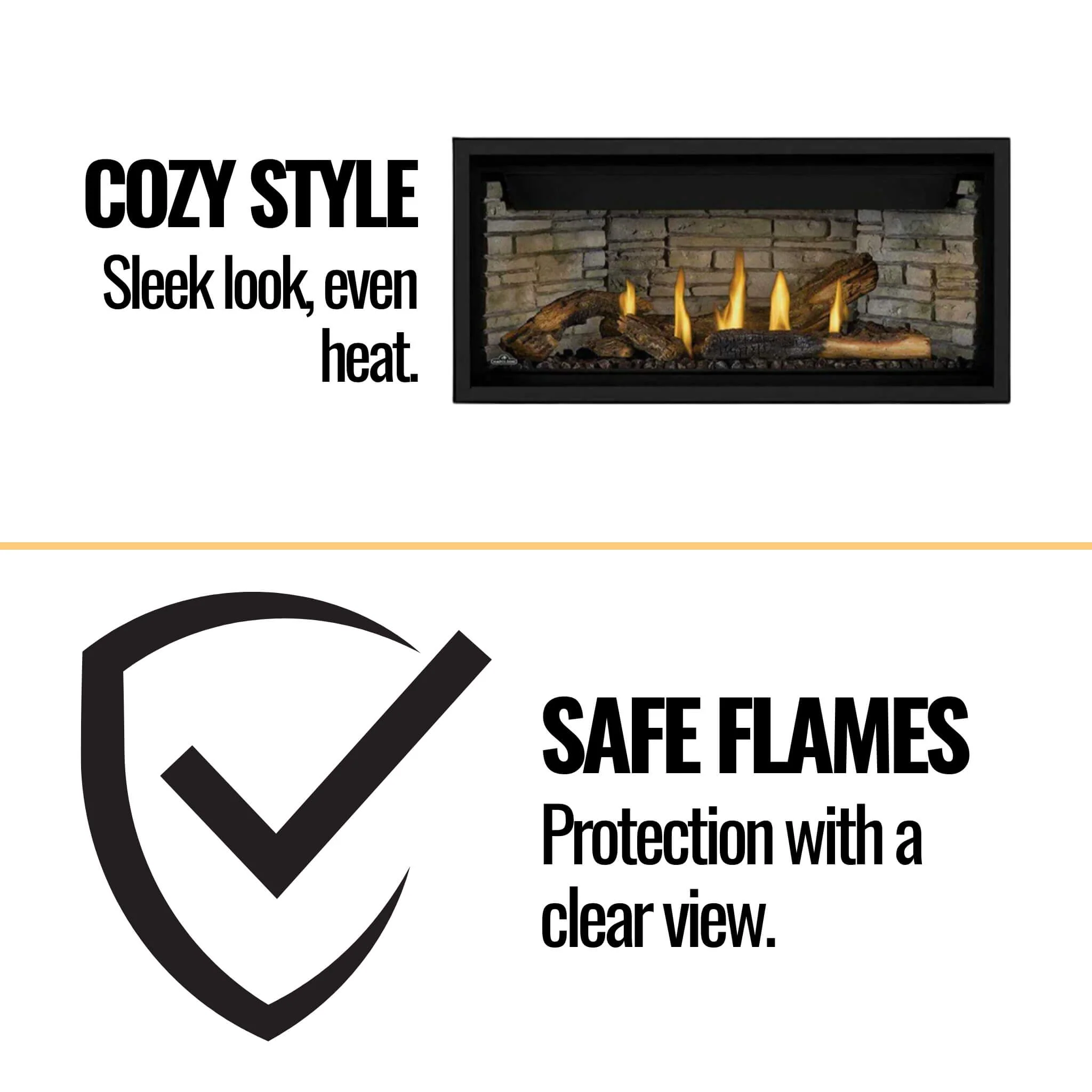 Napoleon Ascent 42" Linear Premium Direct Vent Natural Gas Fireplace With Bluetooth Features [BLP42NTE] - Image 7