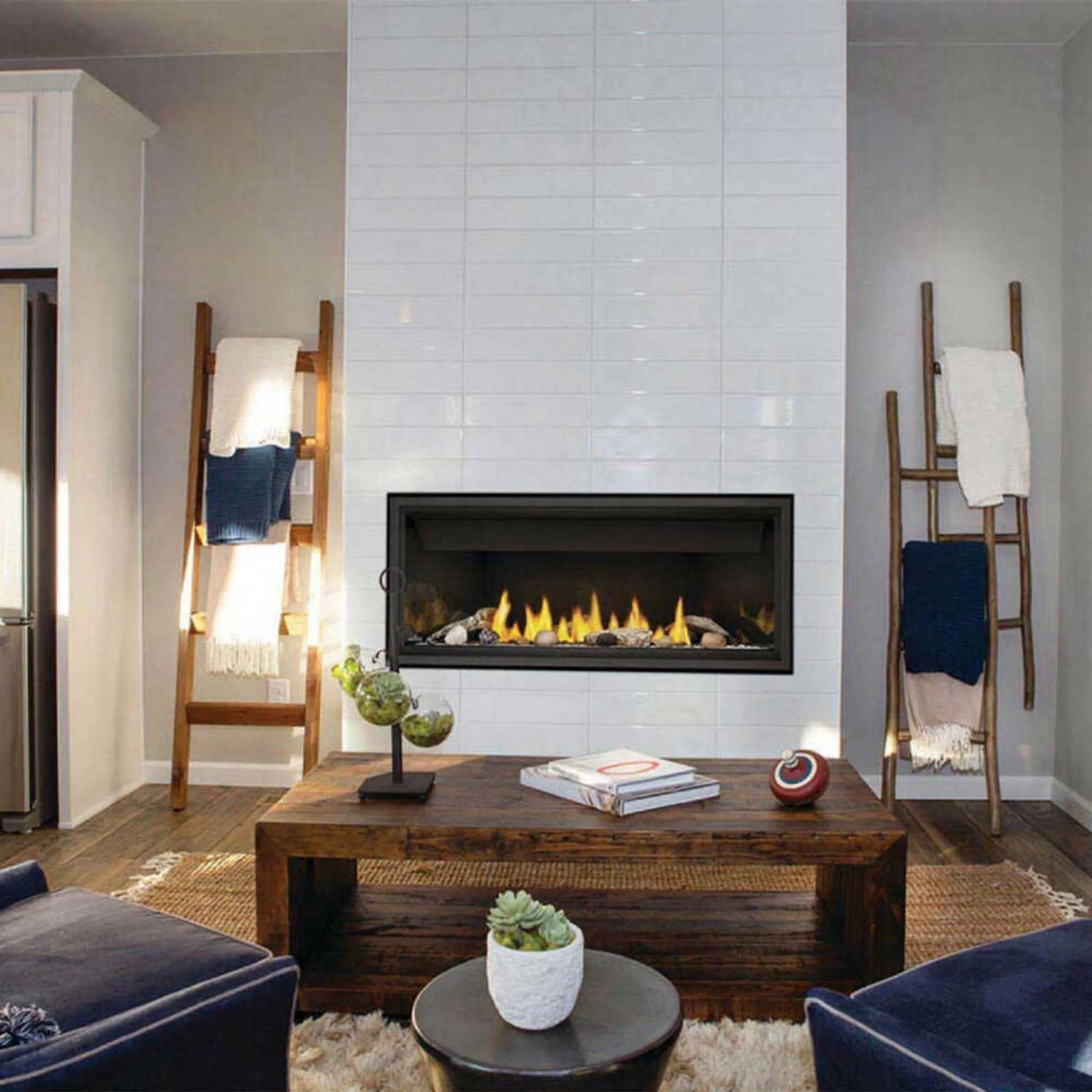 Napoleon Ascent 46" Linear Direct Vent Electronic Ignition Natural Gas Fireplace [BL46NTEA] - Image 3