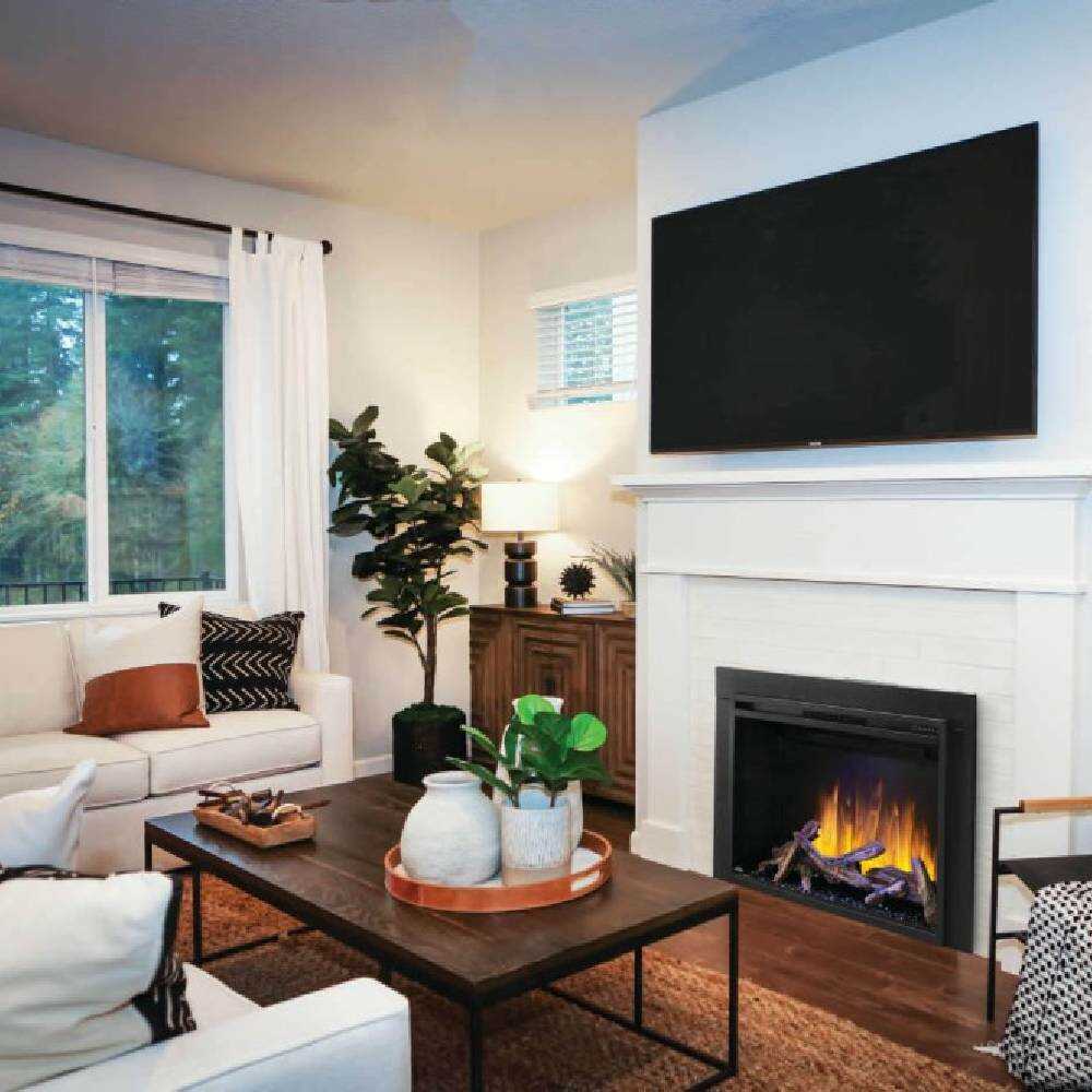 Napoleon Element Self-Trimming Built-in Electric Fireplace [NEFB36/42H-BS-1] - Image 9