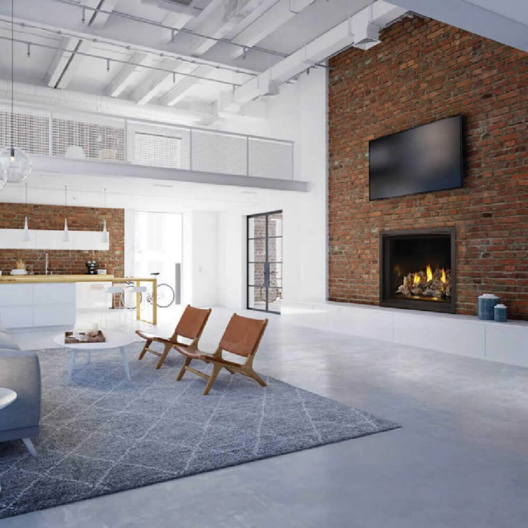 Napoleon Elevation X 42 Direct Vent Electronic Ignition Propane Gas Fireplace, 44" [EX42N/PTEL] - Image 4