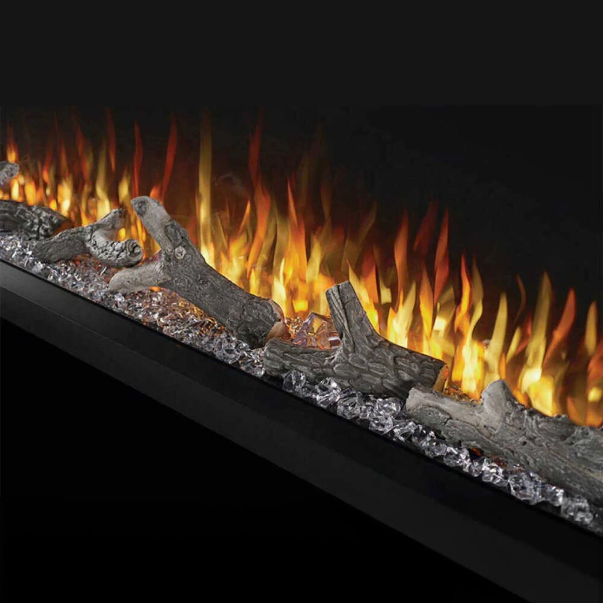 Napoleon Trivista 3 Sided Built-In Electric Linear Fireplace [NEFB50H/60H-3SV] - Image 4
