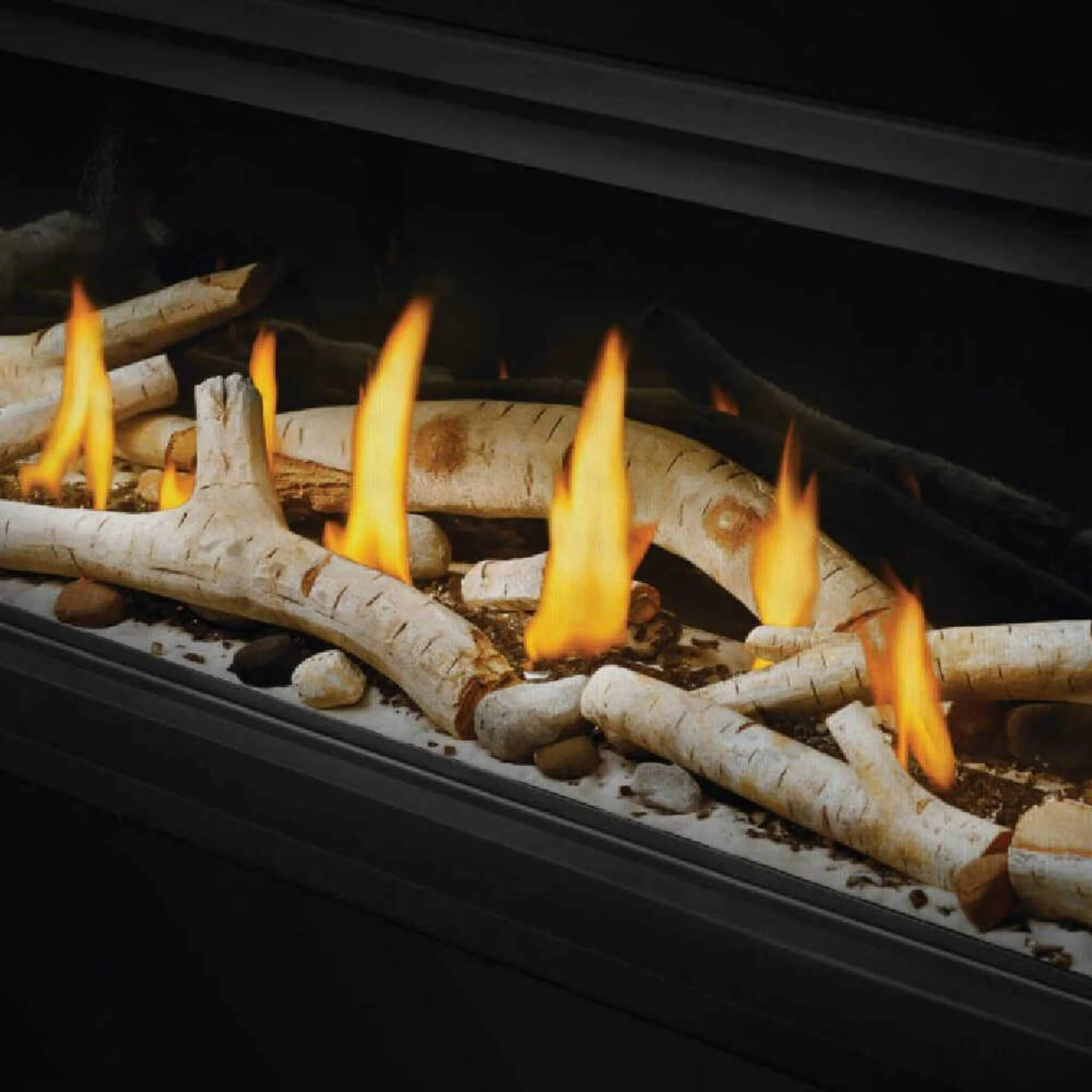 Napoleon Vector 50 Single-Sided Direct Vent Electronic Natural Gas Fireplace With Night Light System, 65" [LV50N-2] - Image 7