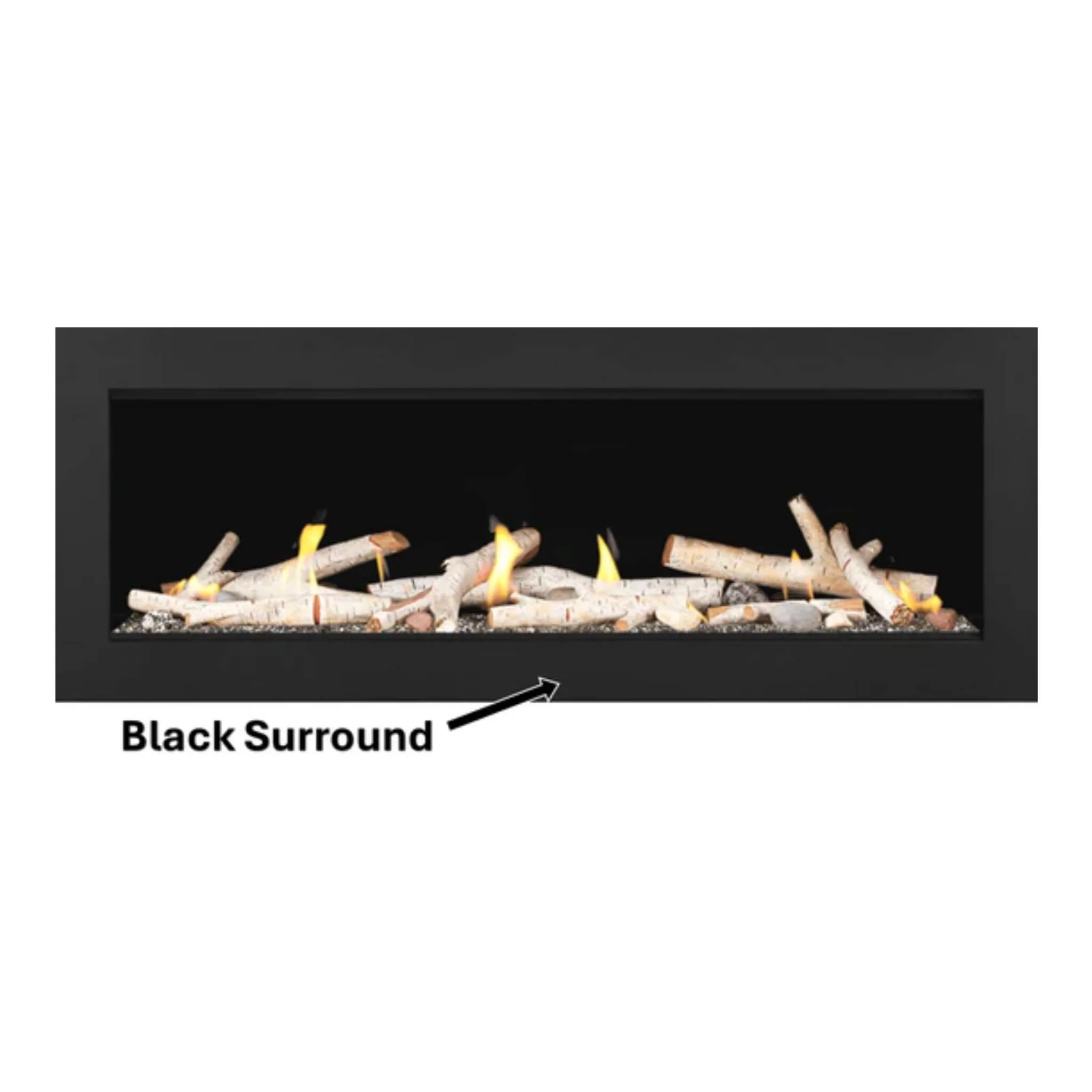 Napoleon Vector 50 Single-Sided Direct Vent Electronic Natural Gas Fireplace With Night Light System, 65" [LV50N-2] - Image 8