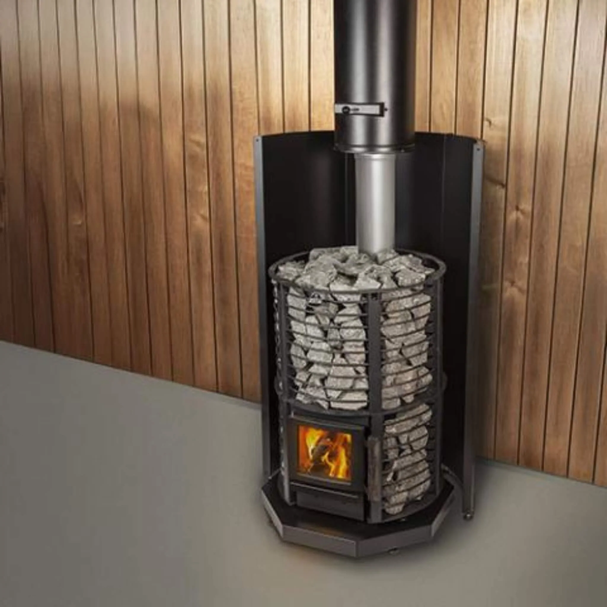 Narvi Inari 16KW Wood-Burning Sauna Stove With Stones (SAK90263) - Image 4
