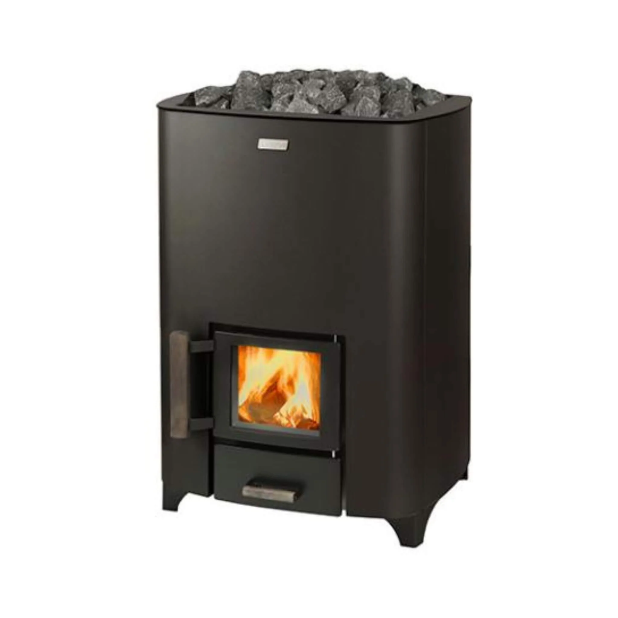 Narvi NC Black Wood-Burning Sauna Stove With Stones (SAK45812) - Image 4