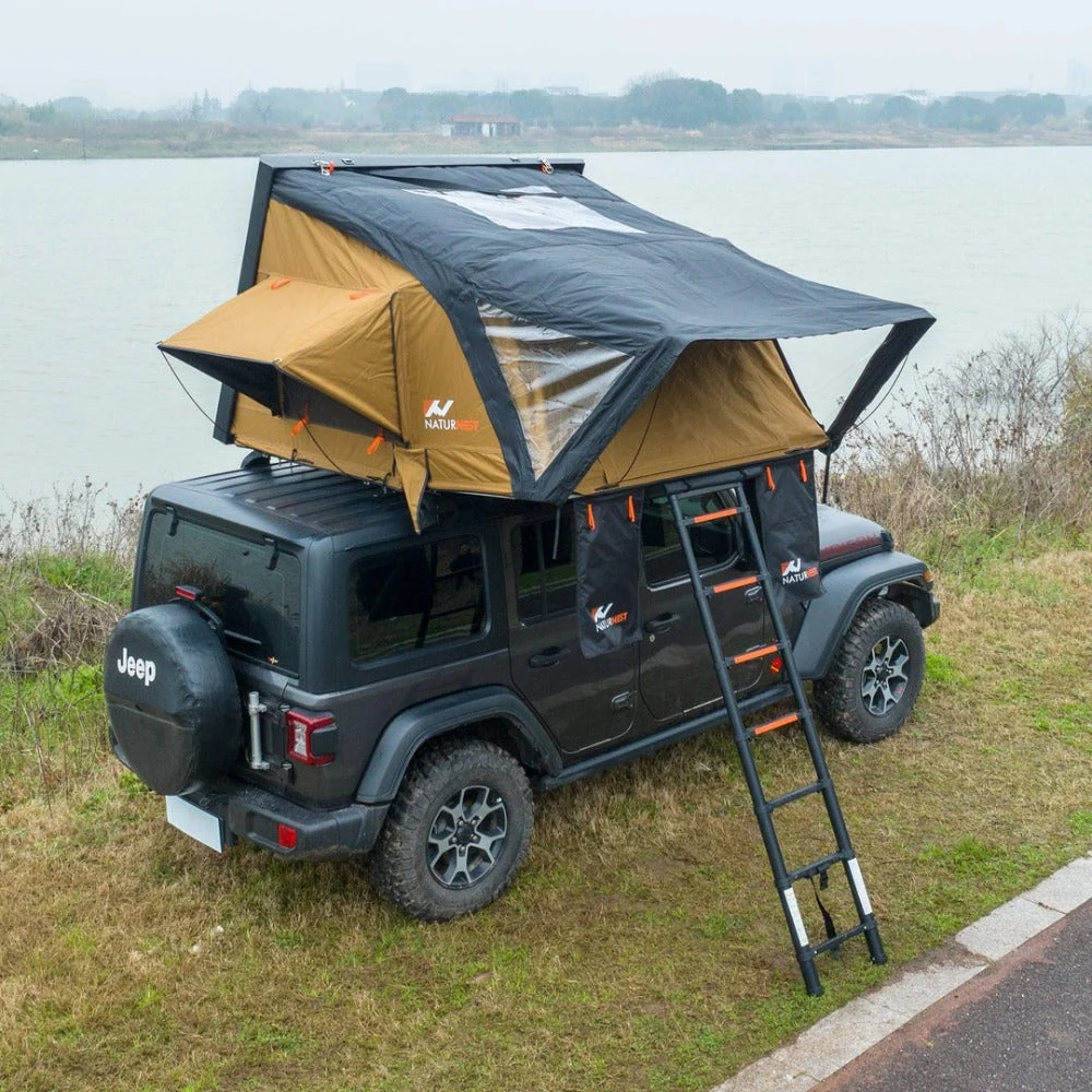Naturnest Sirius 2 Premium 3XL 4-Person Clamshell Roof Top Tent (SAK91382) - Image 13