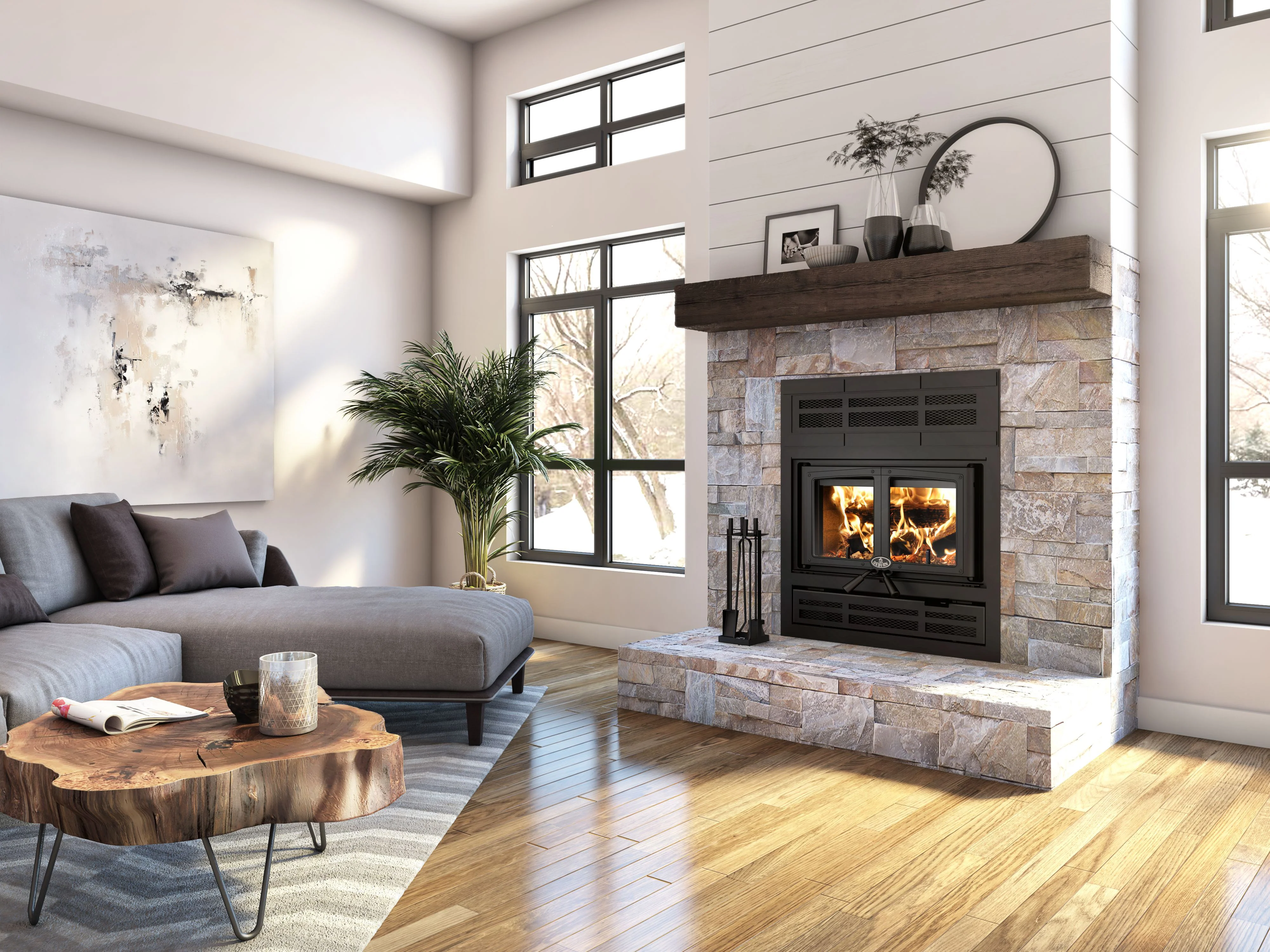 Osburn Everest lll Wood Fireplace - OB04017 - Image 3