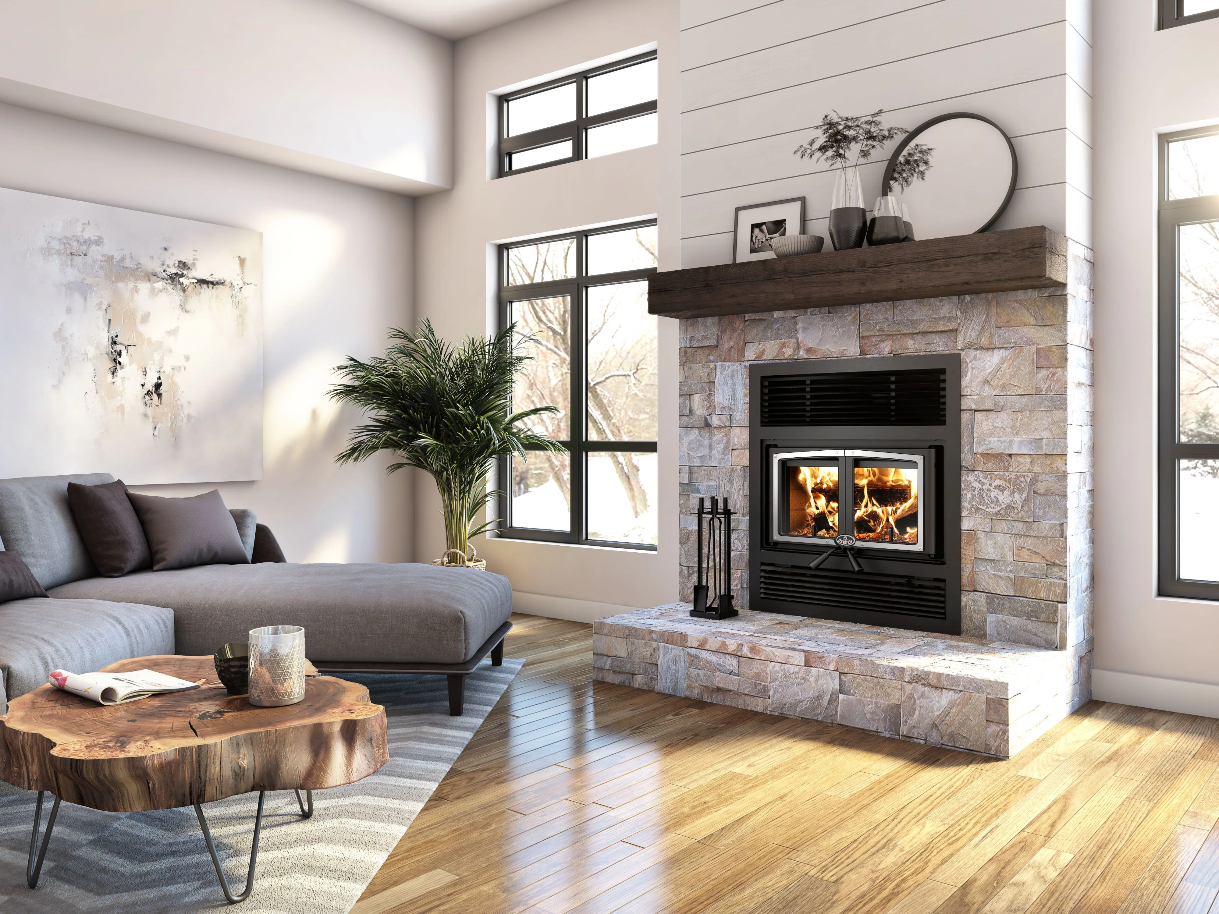Osburn Everest lll Wood Fireplace - OB04017 - Image 4