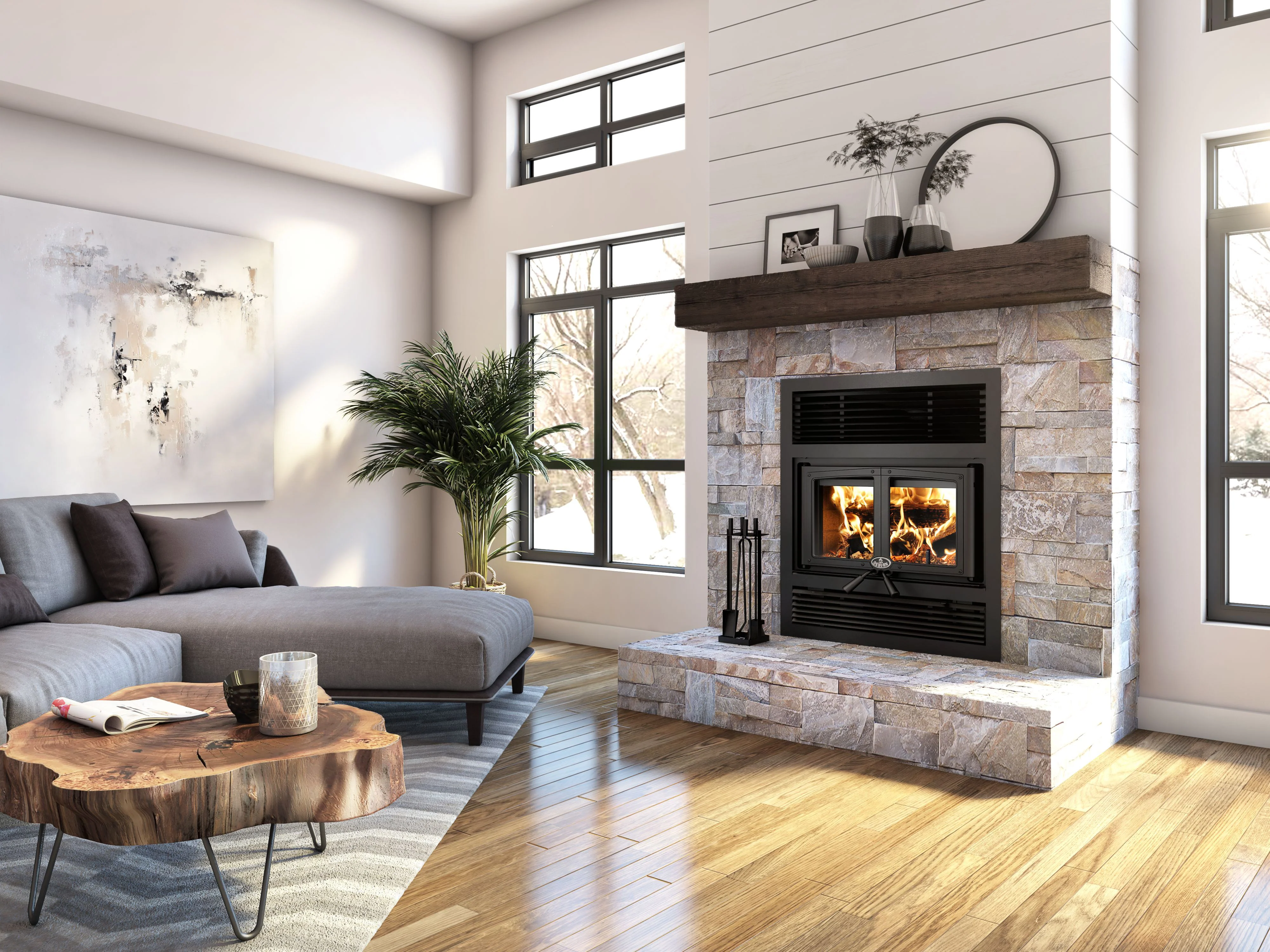 Osburn Everest lll Wood Fireplace - OB04017 - Image 5