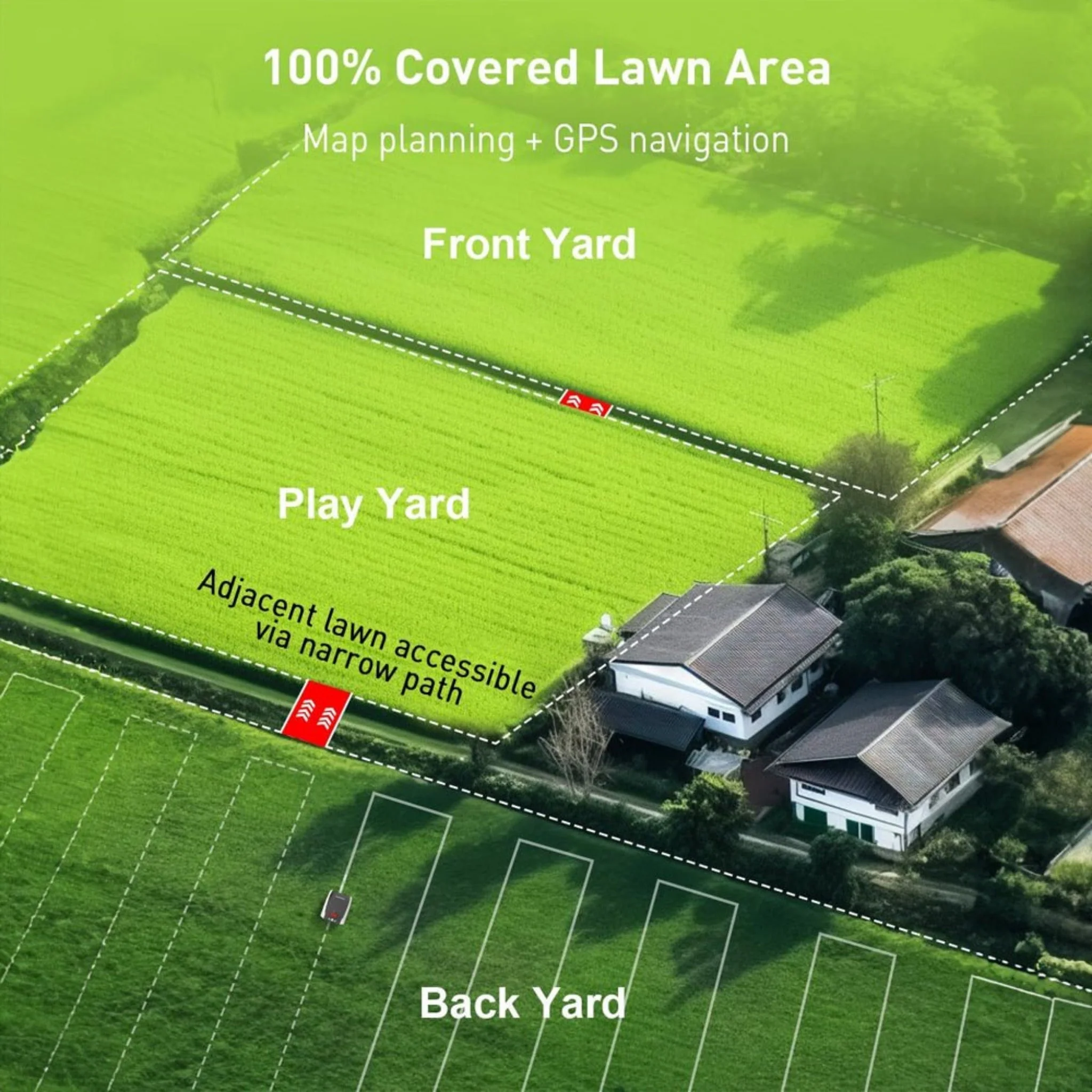 Owlmow Automatic Robot Lawn Mower With GPS Navigation And App Control (97253841) - Image 3