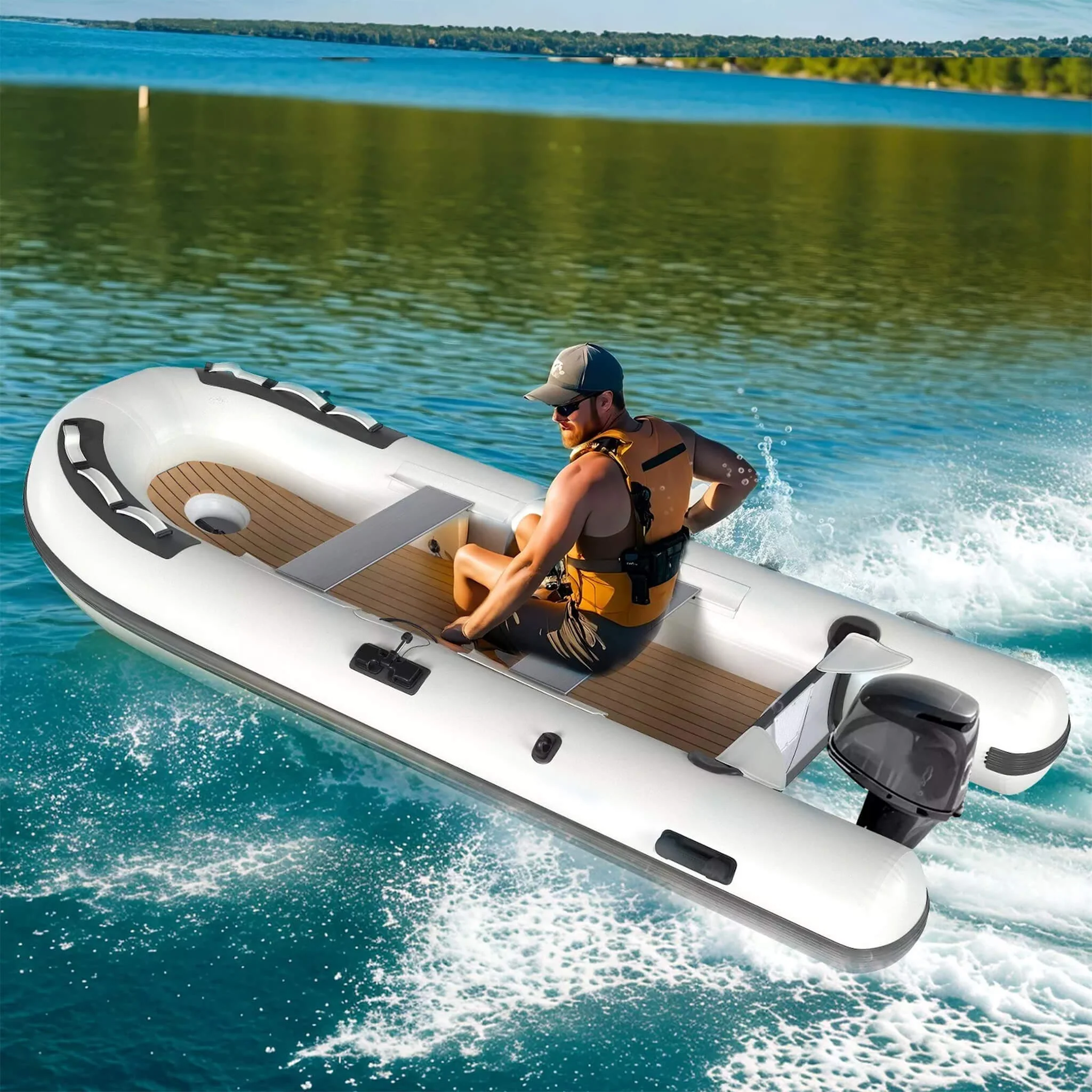 Portable Inflatable Dinghy Boat Kit With Accessories - Image 6