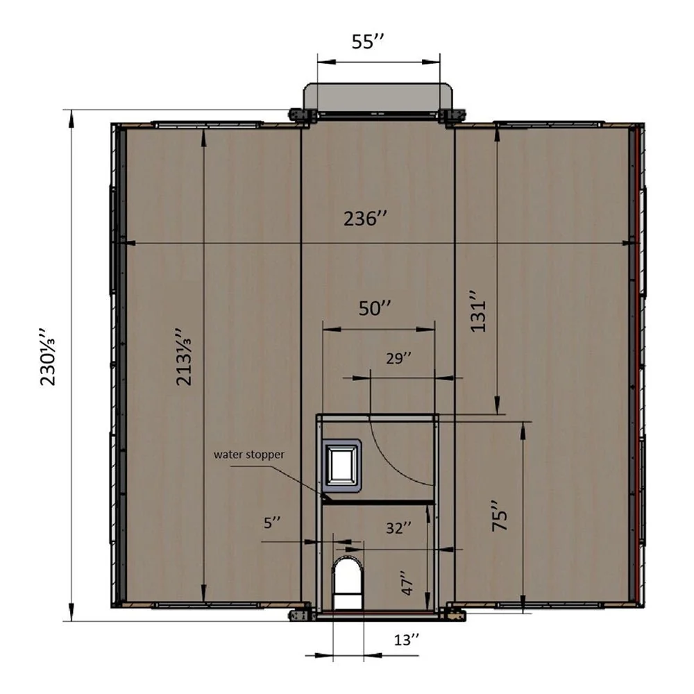 Portable Prefabricated Expandable Tiny House Kit With Restroom, 19x20FT (91426375) - Image 14