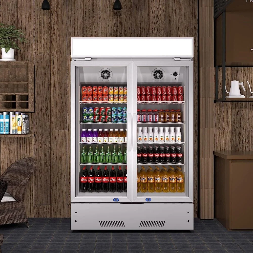 Premium 27.1 Cu. Ft. Commercial Merchandiser Refrigerator Cooler With Glass Doors, 73" (94852136) - Image 5
