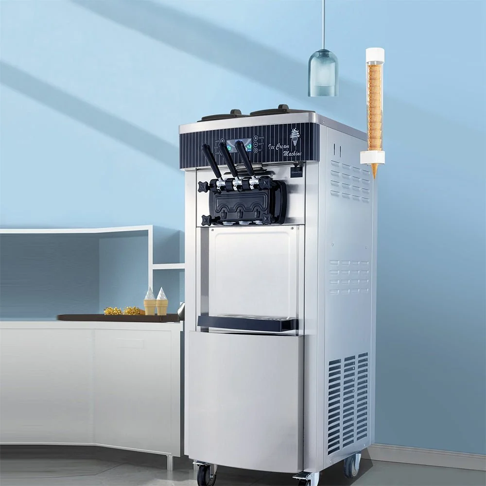 Premium 3 Flavors Commercial Soft Serve Yogurt Ice Cream Machine Maker (97524130) - Image 12
