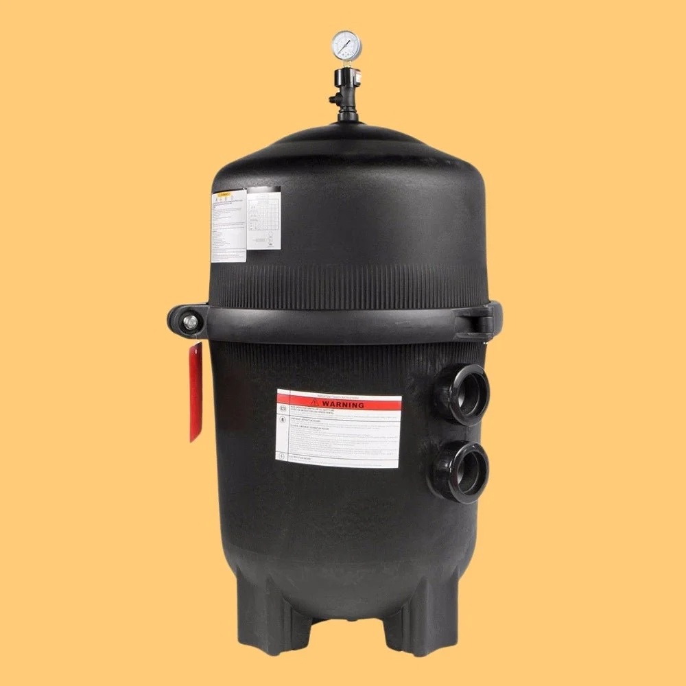 Premium 35,000 Gallon In-Ground Swimming Pool Cartridge W/ Built-In Pressure Gauge, 425 SF