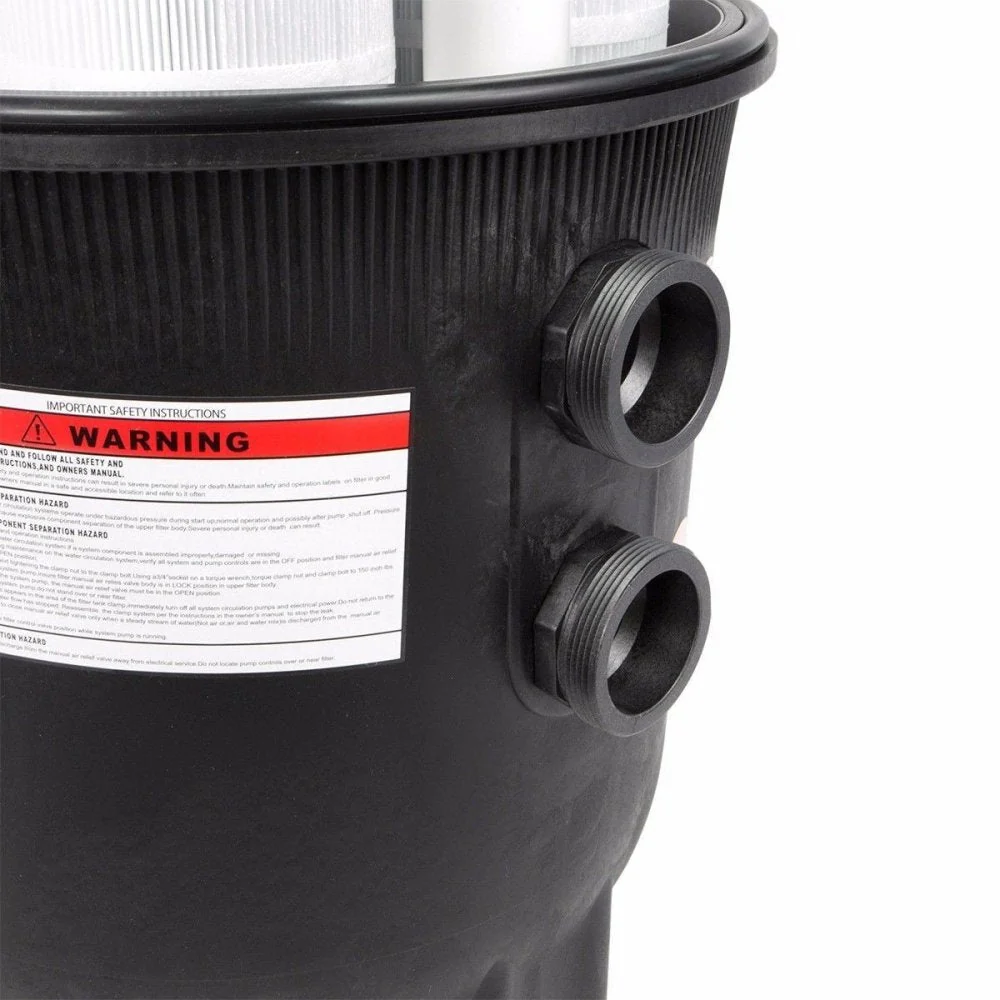 Premium 35,000 Gallon In-Ground Swimming Pool Cartridge W/ Built-In Pressure Gauge, 425 SF - Image 6