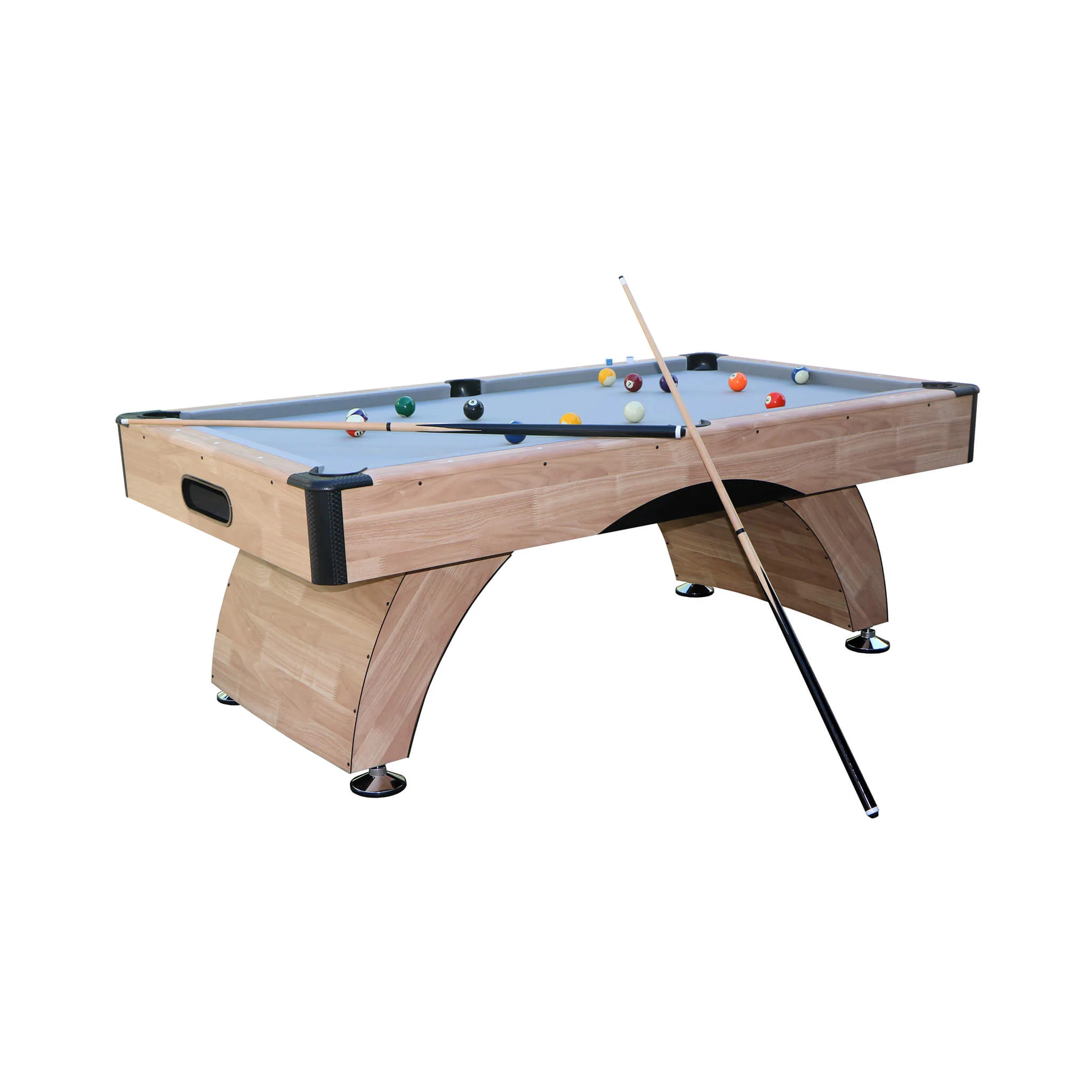 Premium Billiards Pool Wood Table for Home Game Rooms, 7FT - Image 3