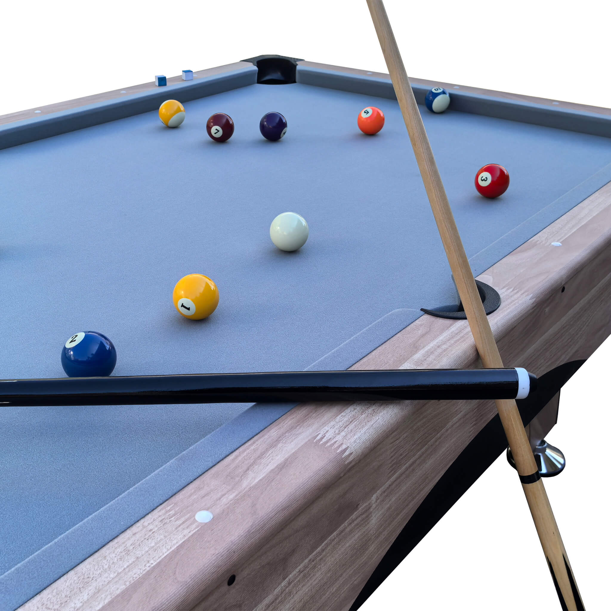 Premium Billiards Pool Wood Table for Home Game Rooms, 7FT - Image 9