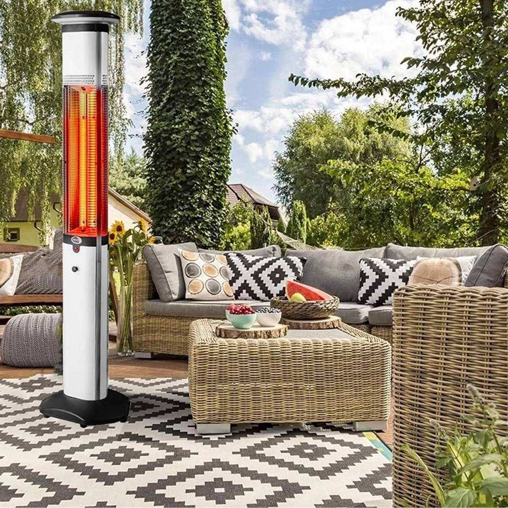 Premium Electric Outdoor Carbon Tube Infrared Patio Heater With 3 Power Levels (96417582) - Image 10