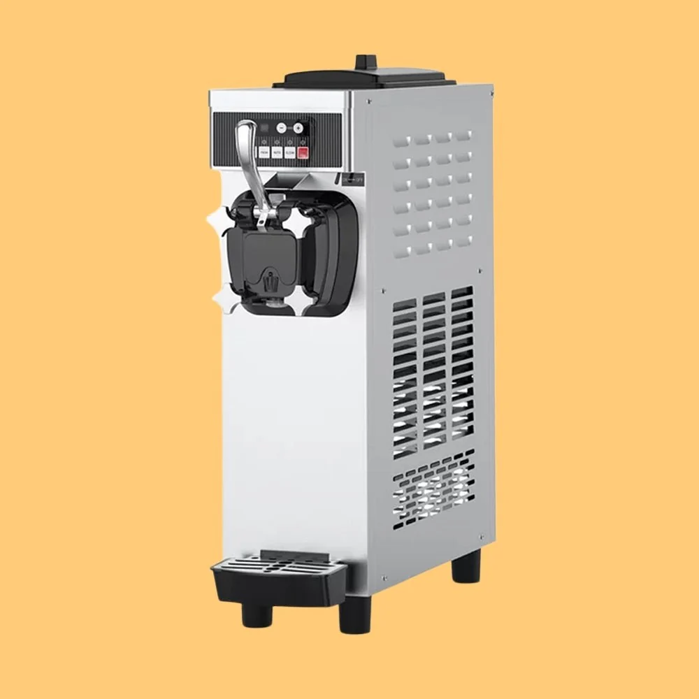 Premium Industrial Single Flavor Soft Serve Ice Cream Maker Machine, 1200W (93681752)