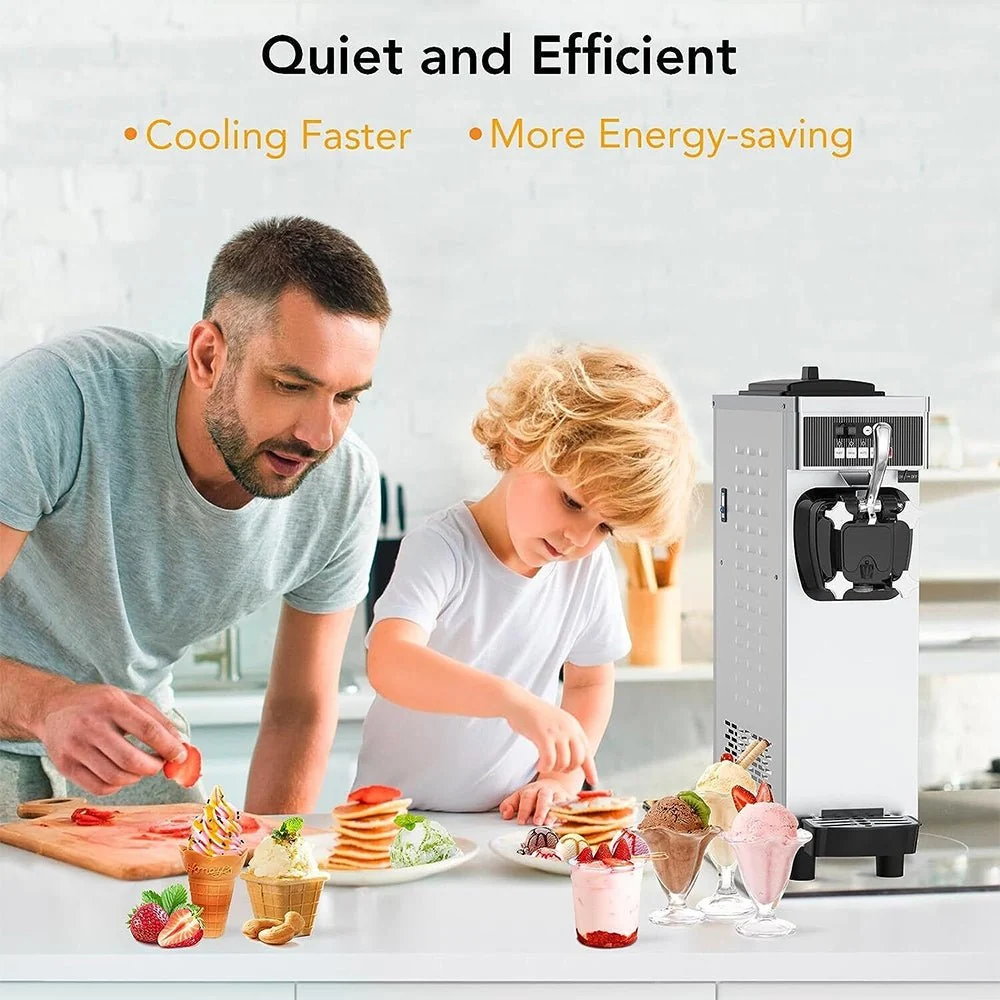 Premium Industrial Single Flavor Soft Serve Ice Cream Maker Machine, 1200W (93681752) - Image 2