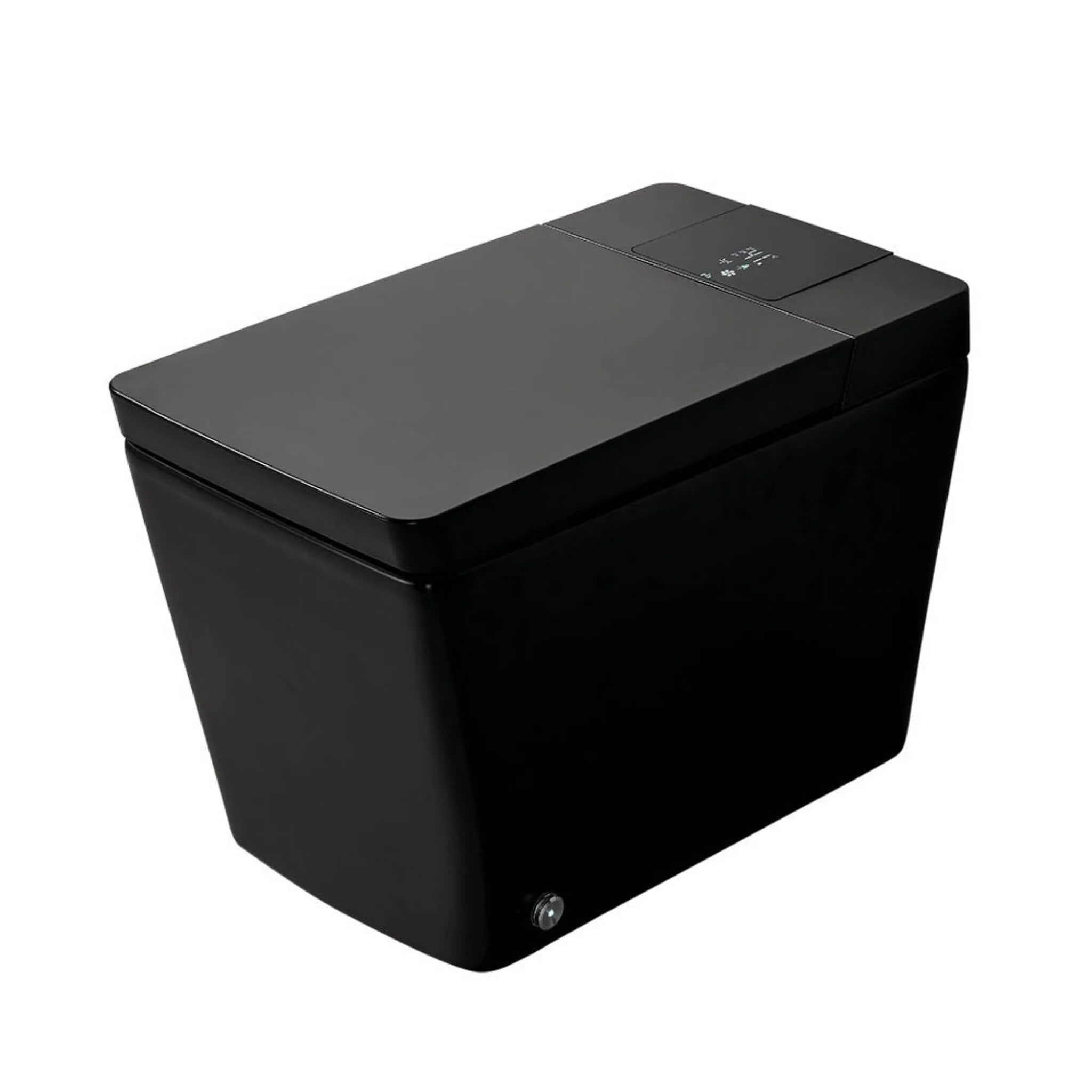 Premium Multifunctional Single-Piece Automatic Smart Toilet With Remote Control, Matte Black (96471352) - Image 8