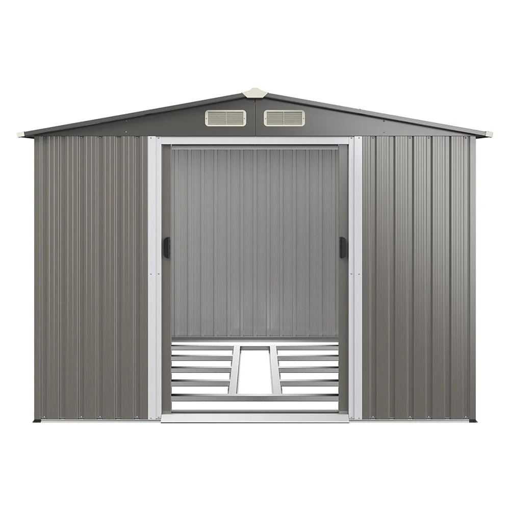 Premium Outdoor Steel Tool Storage Garden Backyard Shed, 8x6' (92674185) - Image 11