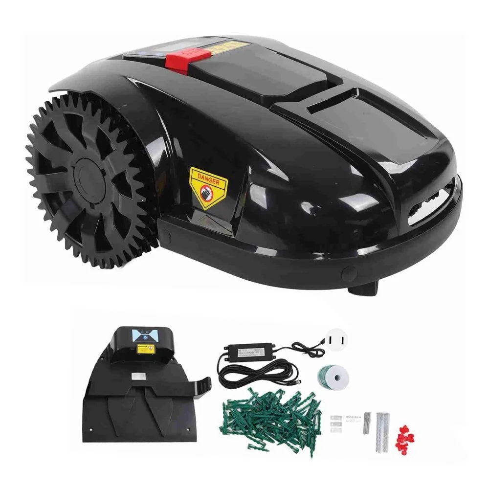 Premium Smart Automatic Robotic Lawn Mower Machine With Charging Station (96413728) - Image 5