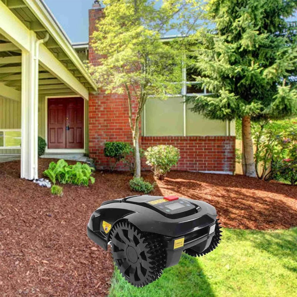 Premium Smart Automatic Robotic Lawn Mower Machine With Charging Station (96413728) - Image 6
