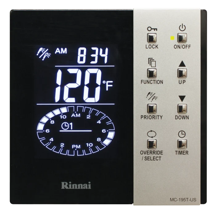 Rinnai MC-195T-US Time Controller for Hot Water Recirculation Systems