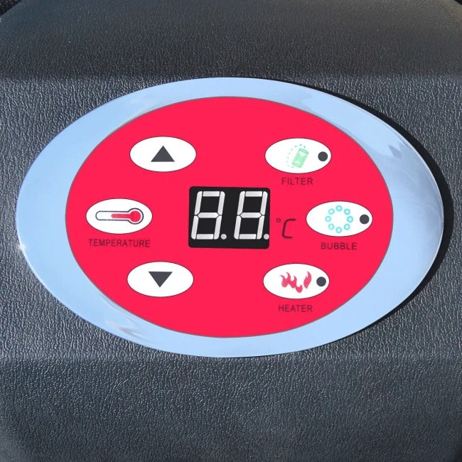 Round Portable Inflatable Blow Up Above Ground Jacuzzi Spa Hot Tub, 71'' - Image 4