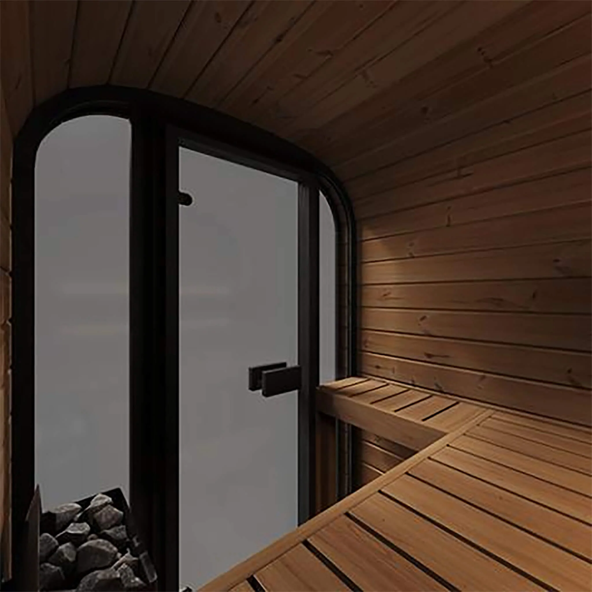 SaunaLife Model CL3G Cube-Series Outdoor 2-Person Home Sauna Kit (SAK23721) - Image 6