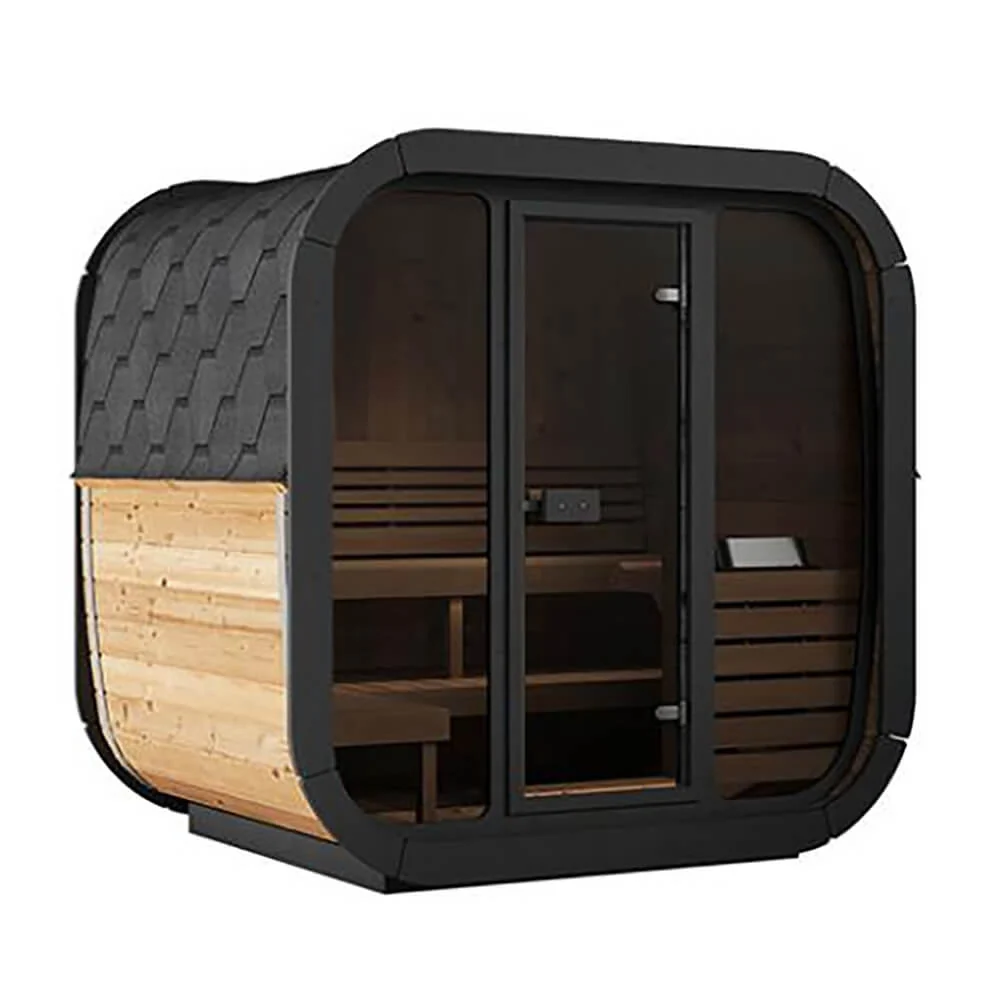 SaunaLife Model CL5G 4-Person Cube-Series Luxury Wooden Outdoor Home Sauna Kit [SL-MODELCL5G] (SAK91835) - Image 9