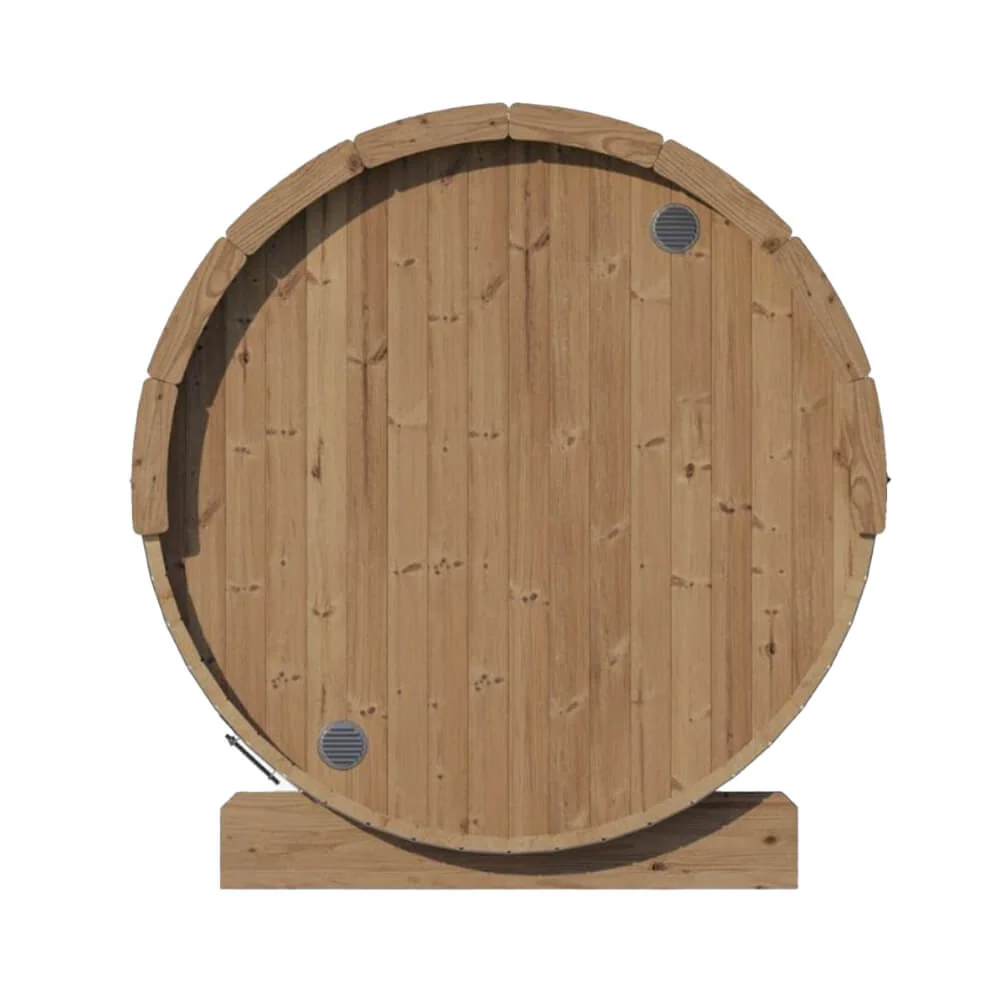 SaunaLife Model E8G Ergo Series 6-Person Outdoor Sauna Barrel With Tempered Glass Front [SL-MODELE8G] (SAK92814) - Image 4