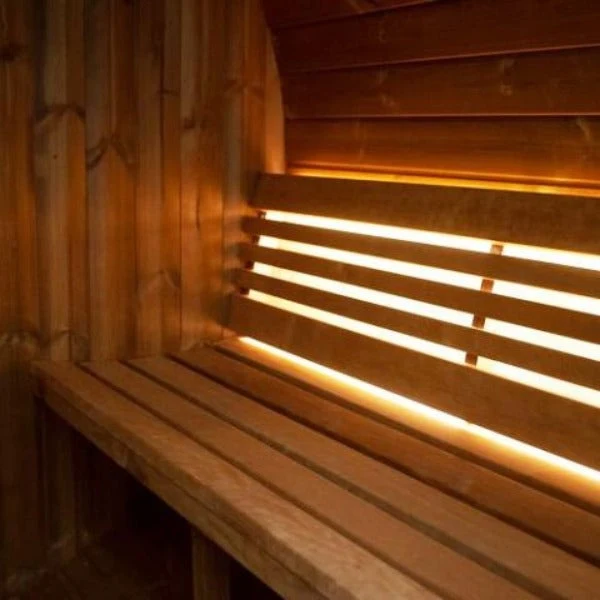 SaunaLife Model E8W Ergo Series 6-Person Outdoor Thermo-Spruce Sauna Barrel [SL-MODELE8W] (SAK92573) - Image 12
