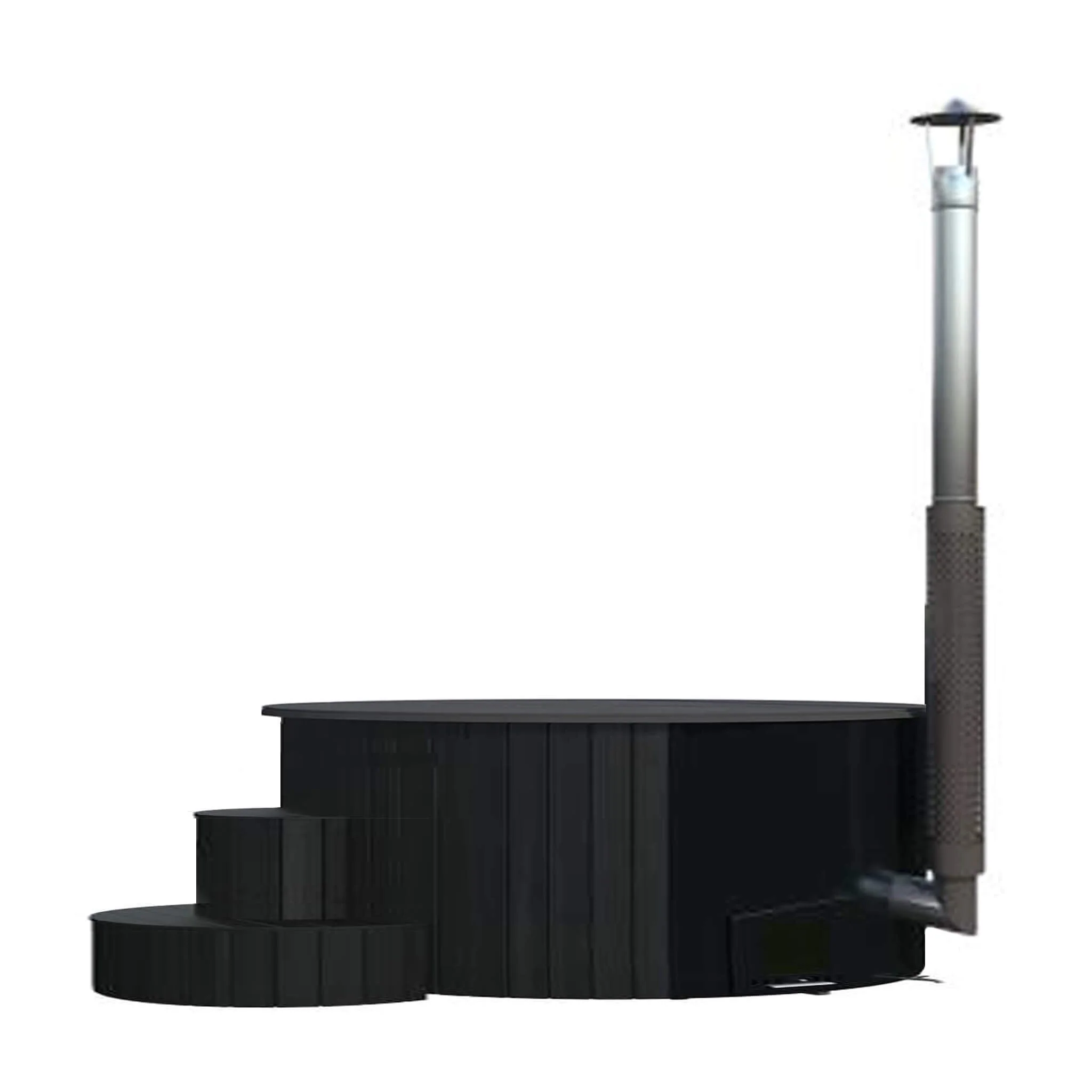 SaunaLife Model S4B Premium 6-Person Home Wood-Burning Hot Tub [SL-MODELS4] (SAK72531) - Image 4