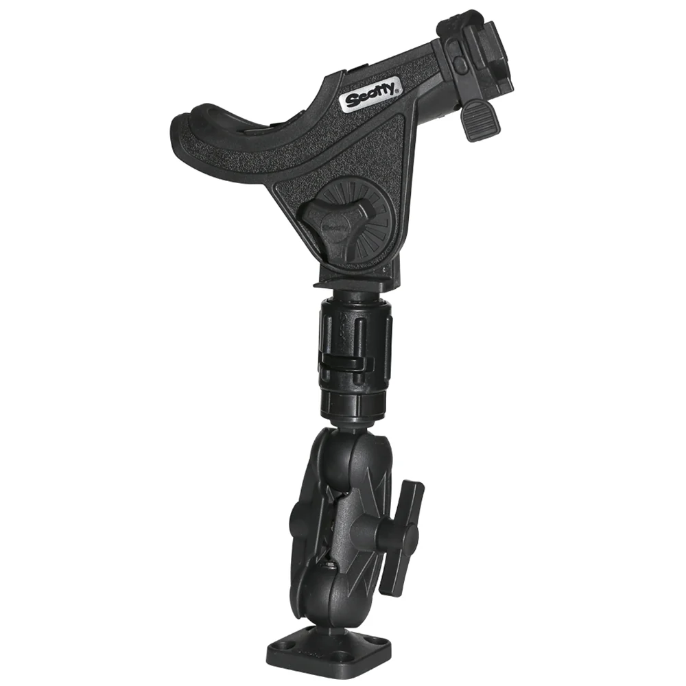 Scotty 162 1.5" Ball Mount w/Gear Head Post  241 Side Deck Mount [0162] - Image 2