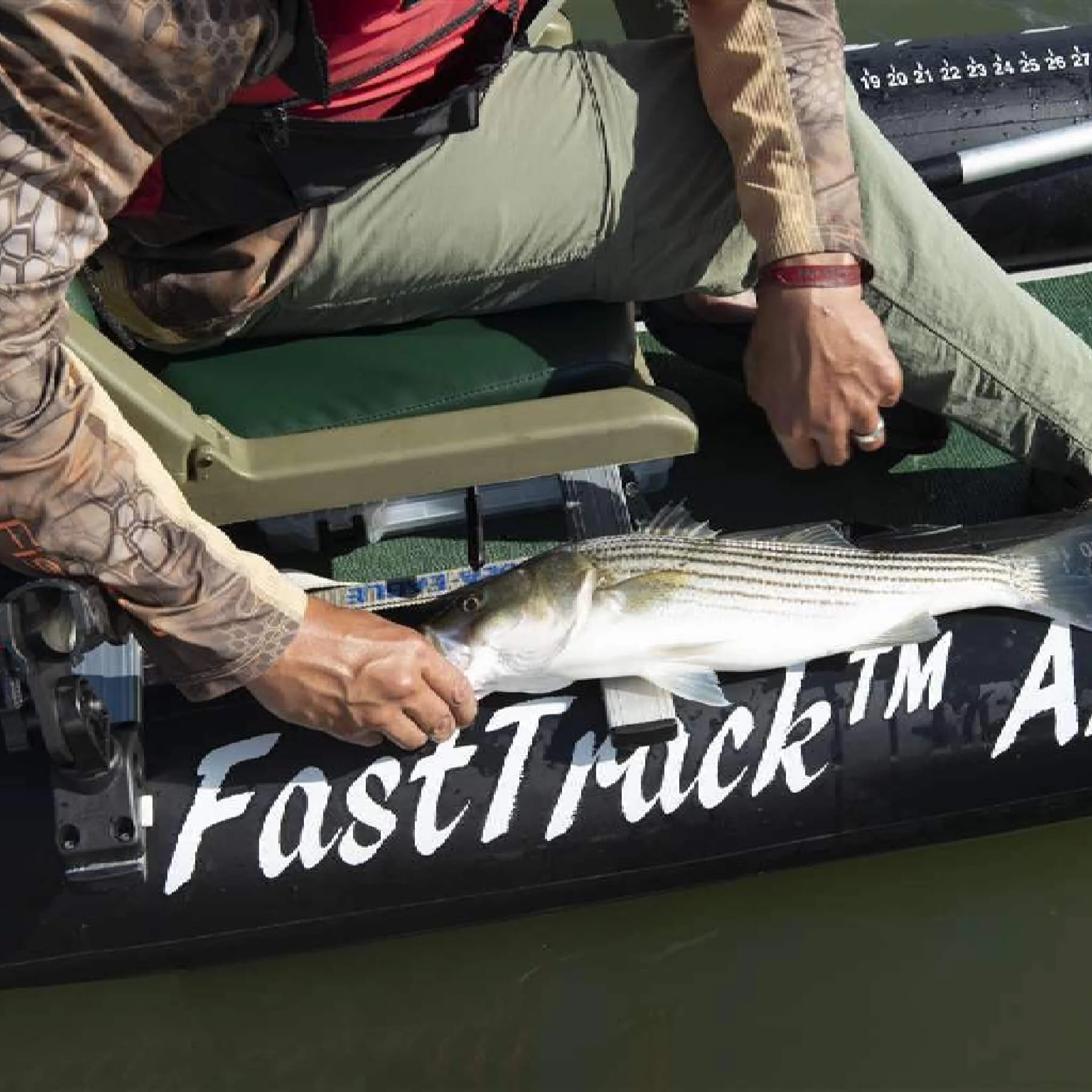 Sea Eagle 385FTA FastTrack 2 Persons Angler Inflatable Hunter Green Fishing Kayak, 12FT [385FTA] (SAK80139) - Image 3