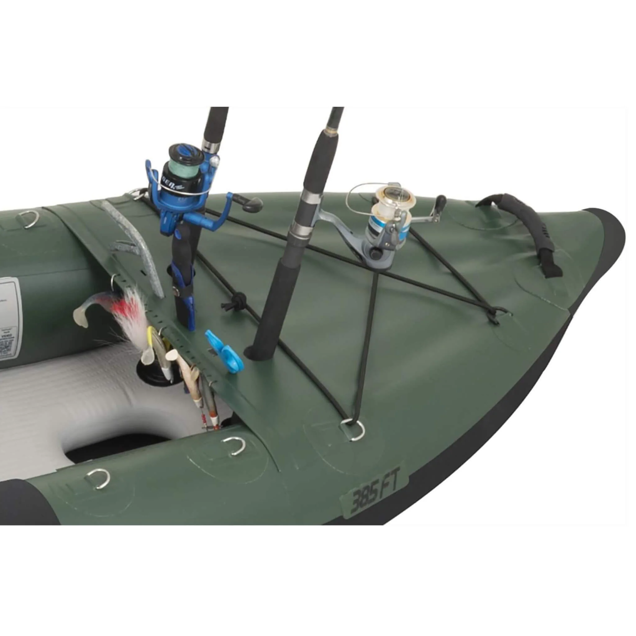 Sea Eagle 385FTA FastTrack 2 Persons Angler Inflatable Hunter Green Fishing Kayak, 12FT [385FTA] (SAK80139) - Image 8