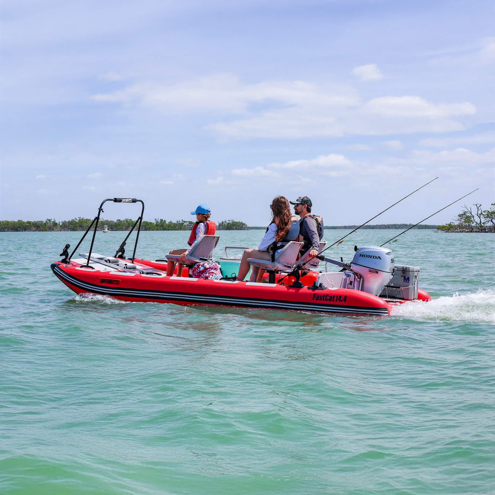 Sea Eagle Boats FastCat14™ Catamaran Inflatable Boat, 14FT (SAK43210) - Image 7