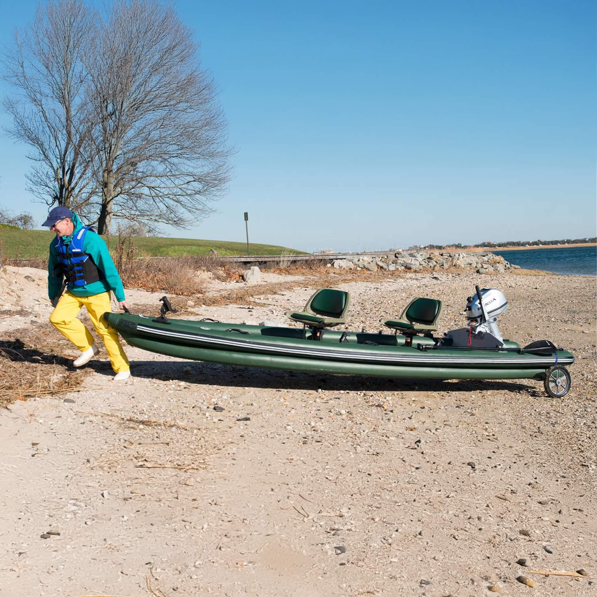 Sea Eagle Boats FSK16K FishSkiff™ Inflatable Fishing Boat, 16FT (SAK57351) - Image 3