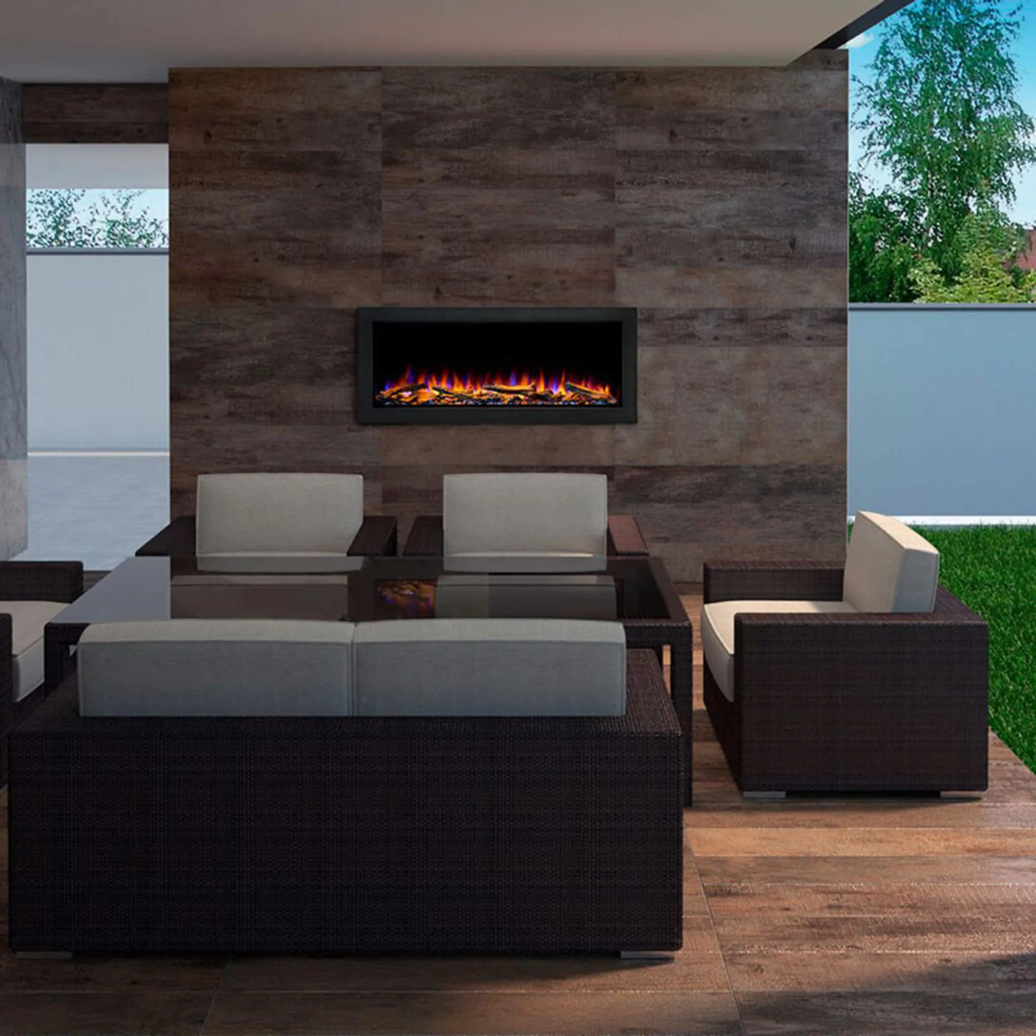 Simplifire Forum Outdoor Electric Fireplace [SF-OD43/55] - Image 4