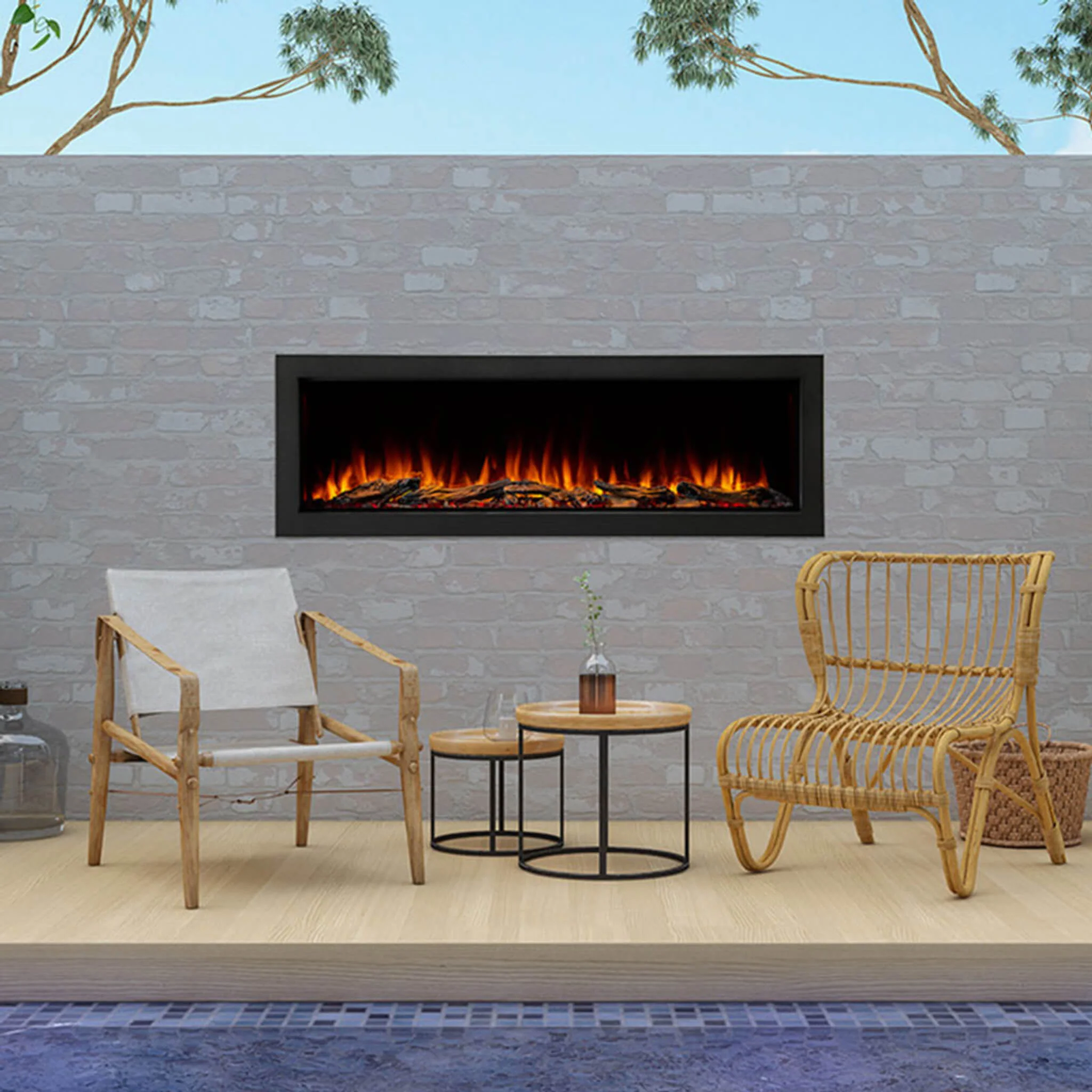 Simplifire Forum Outdoor Electric Fireplace [SF-OD43/55] - Image 5