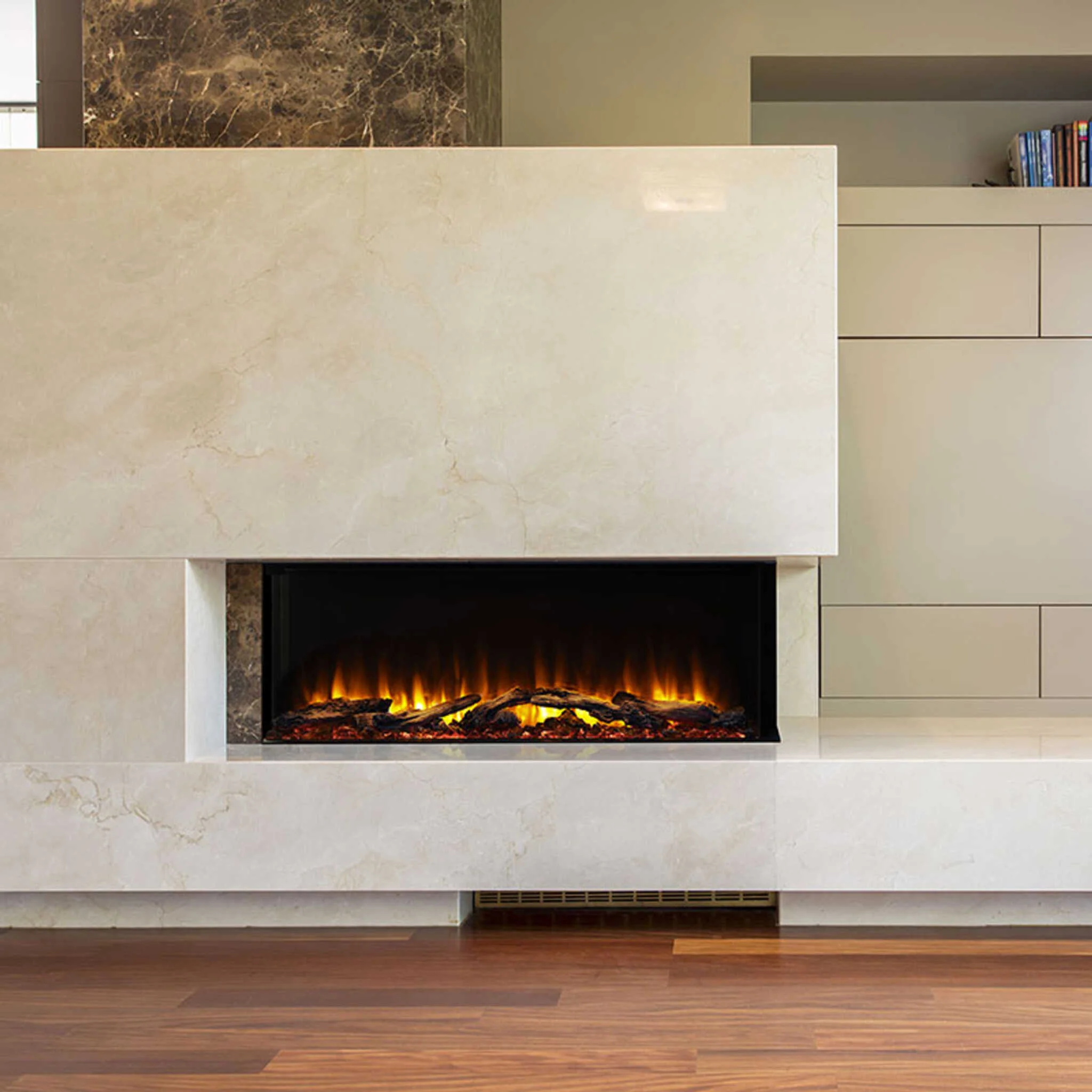 Simplifire Scion Trinity 3-Side Linear Electric Fireplace [SF-SCT55/43-BK] - Image 6