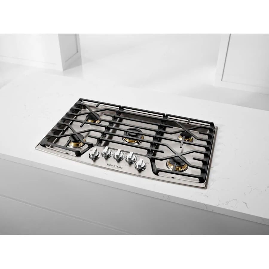 SKS 30" Gas Cooktop with 5 Brass Burners, Stainless Steel – SKSGT3054S - Image 2